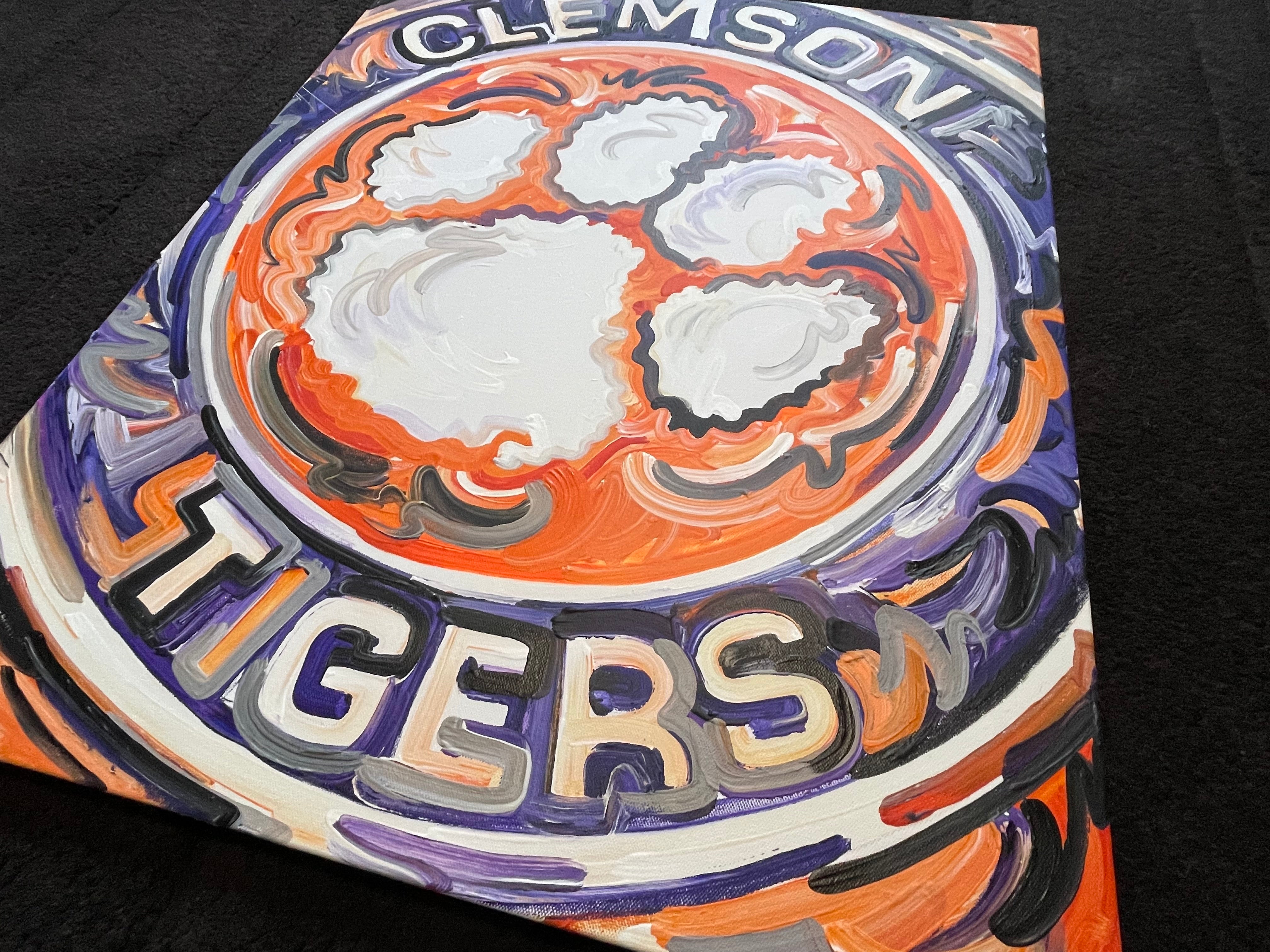 Clemson University Painting by Justin Patten 24x30 (Finished Painting)