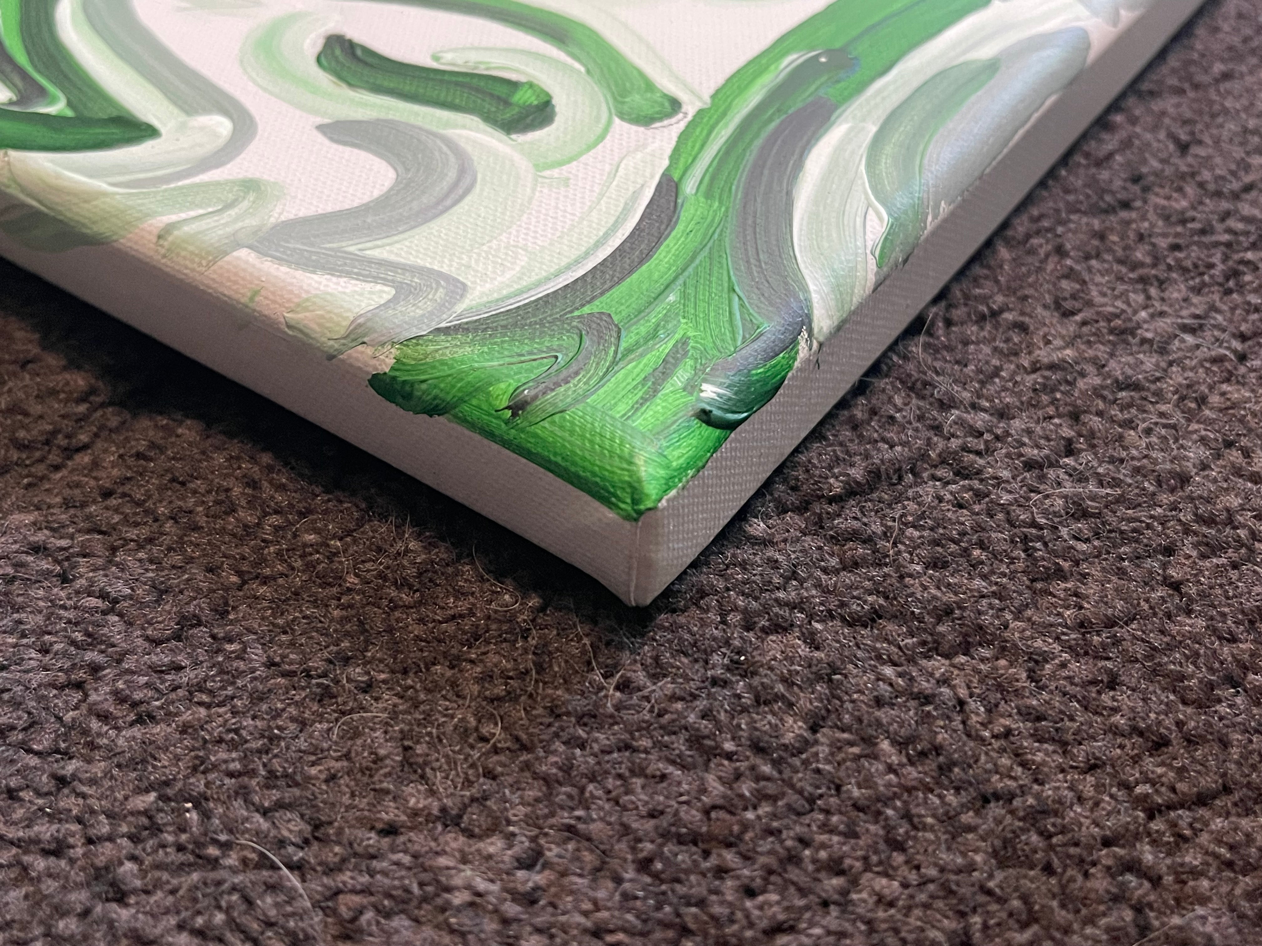 Michigan State University Mascot Painting by Justin Patten 12x12 (Finished Painting)