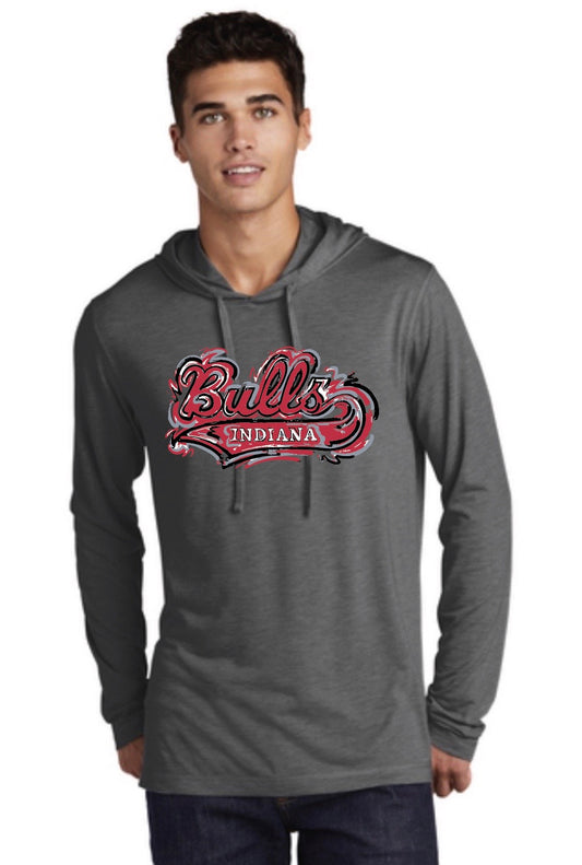 Indiana Bulls Hooded Long Sleeve Tee by Justin Patten