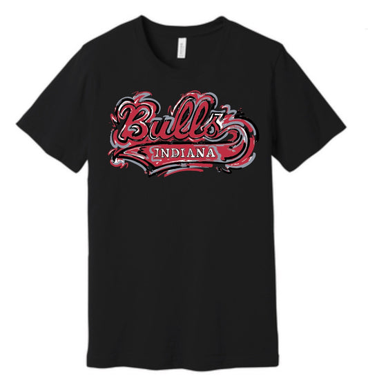 Indiana Bulls Unisex Tee by Justin Patten (3 Colors)