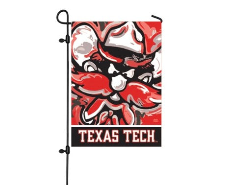 Texas Tech Mascot Garden Flag 12" x 18" by Justin Patten