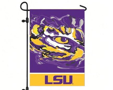 LSU Garden Flag 12" x 18" by Justin Patten