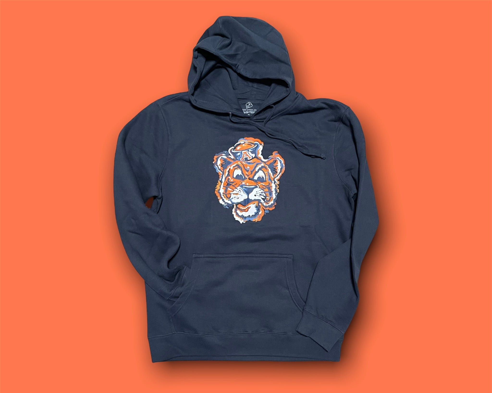 Auburn University Vintage Aubie Unisex Hoodie by Justin Patten