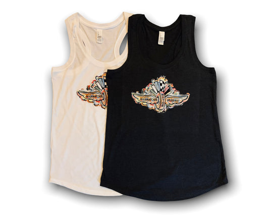Indianapolis Motor Speedway Wing and Wheel Women's Tank by Justin Patten (3 Colors)