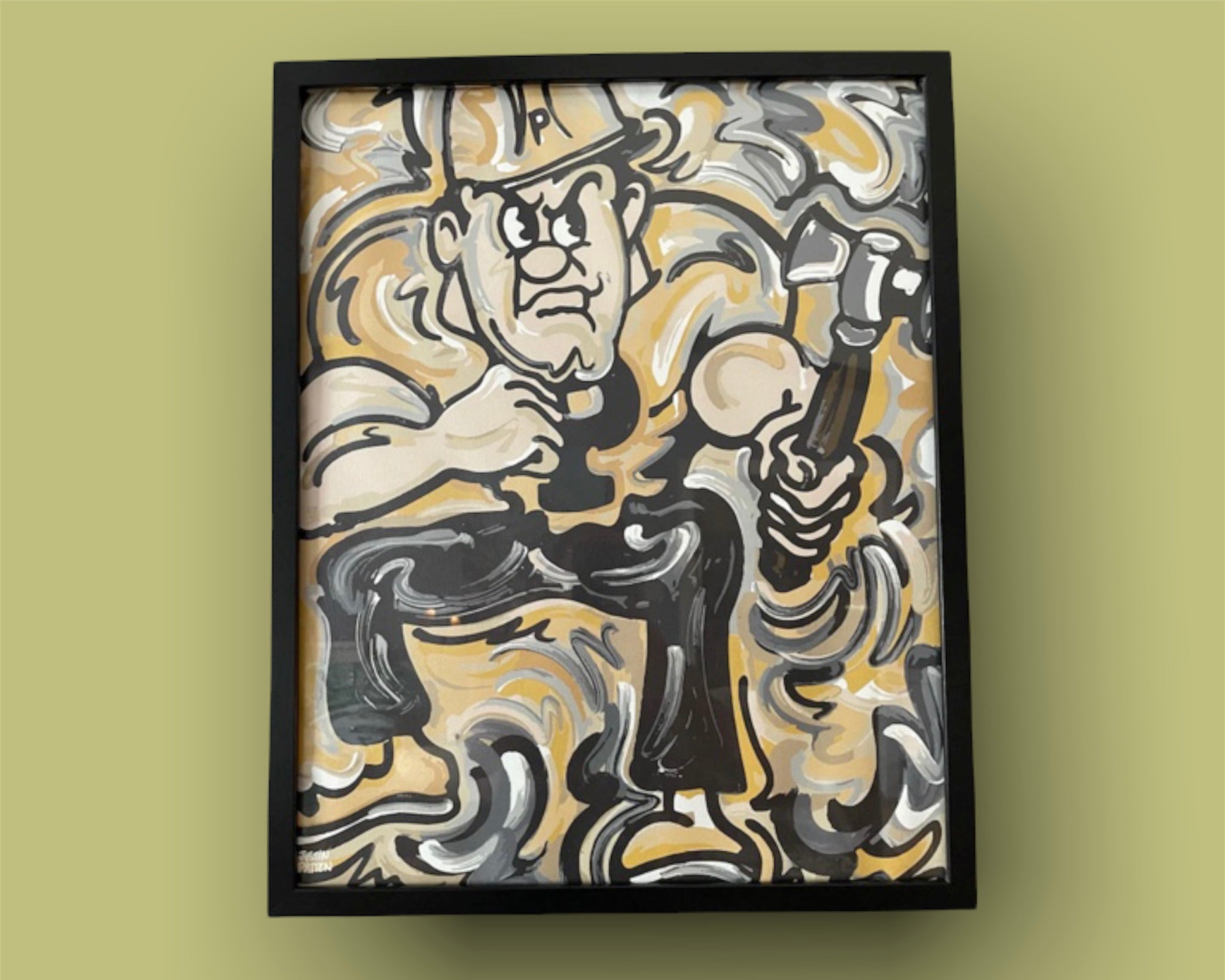 Purdue Pete 16"x20" Print by Justin Patten