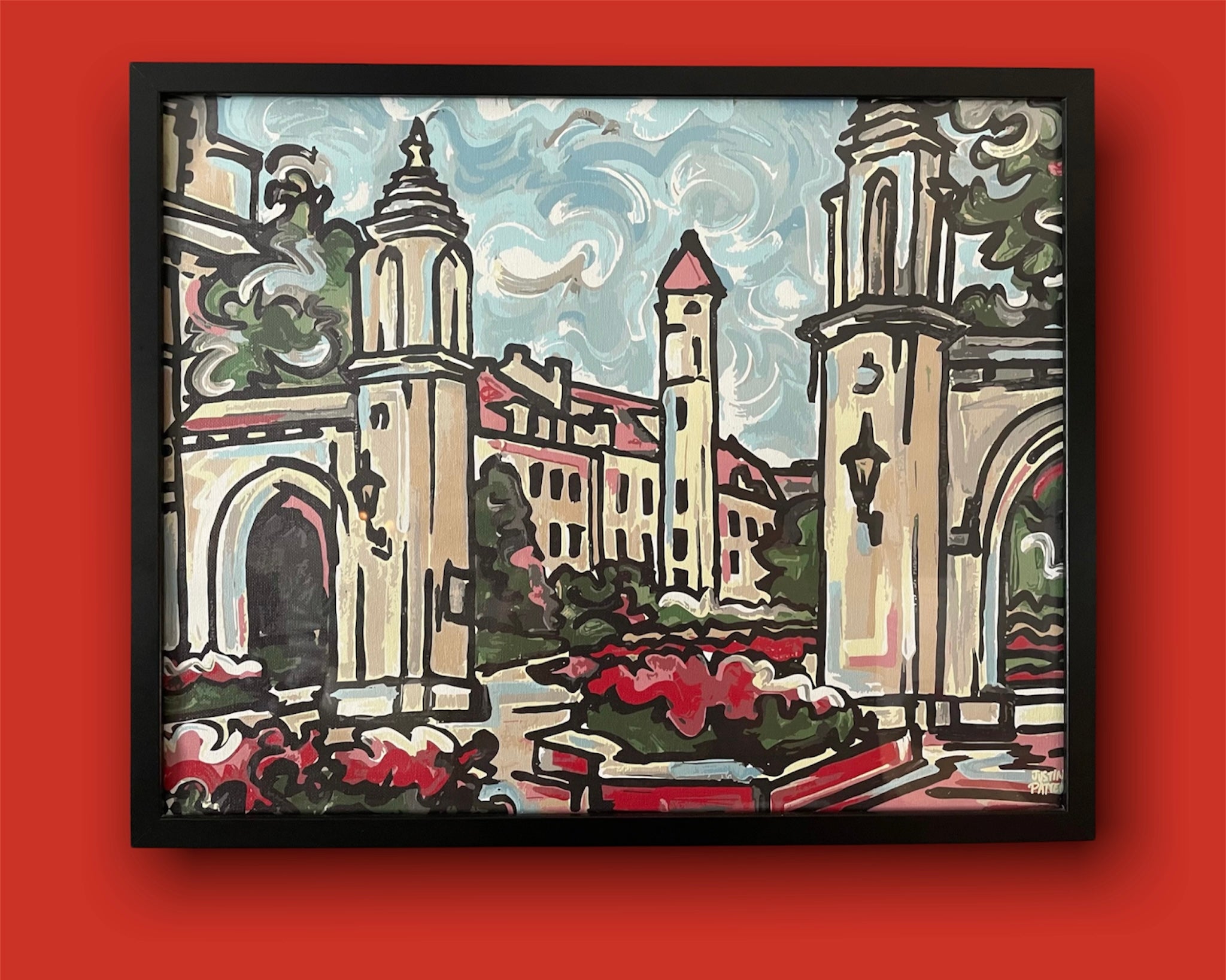Indiana University 20" x 16" Sample Gates Print by Justin Patten