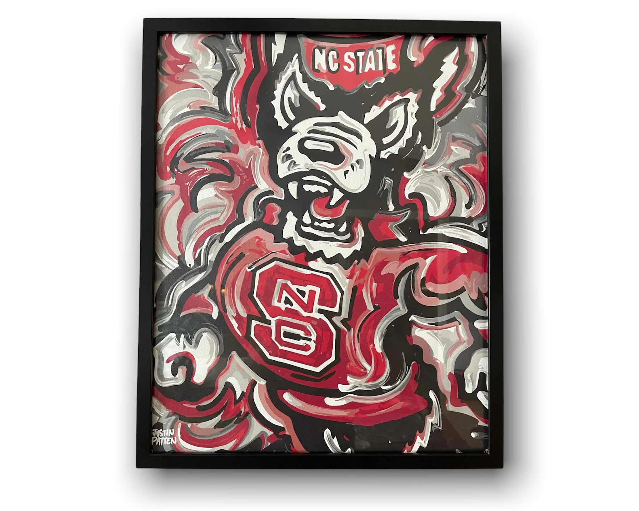 NC State Mascot Print 16"x 20" by Justin Patten