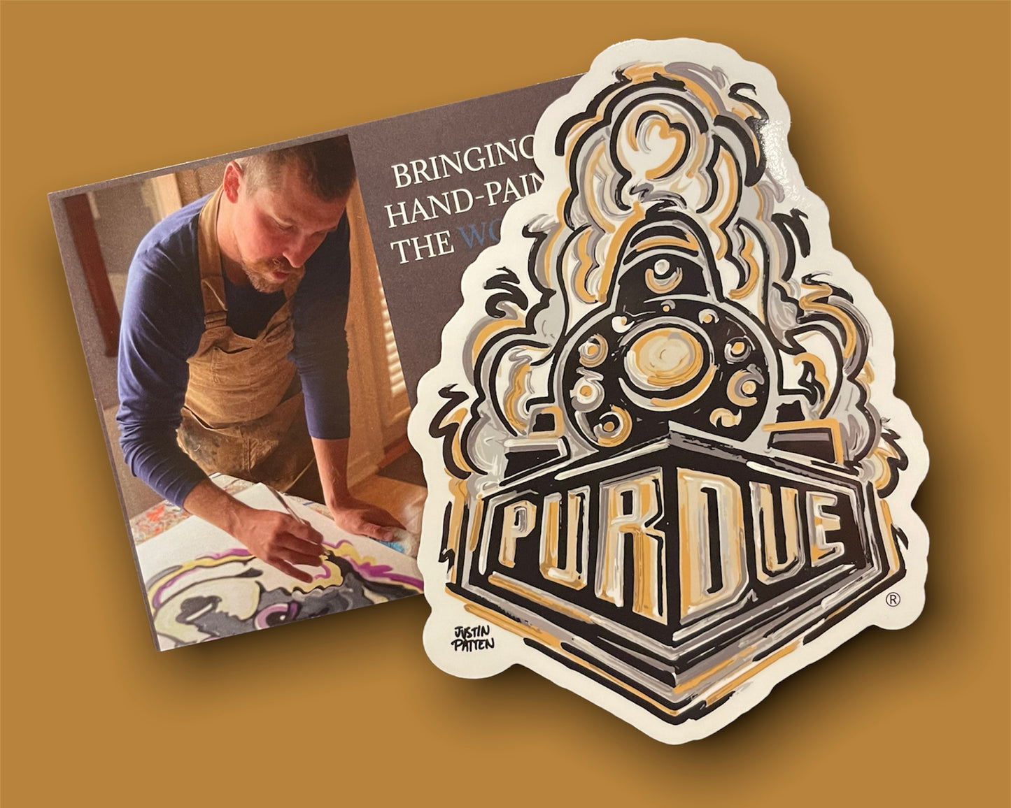 Purdue Boilermaker Special Magnet by Justin Patten