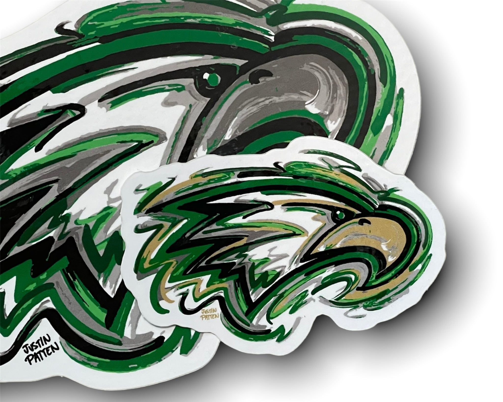 Zionsville Indiana Z West Mini Eagle Sticker by Justin Patten