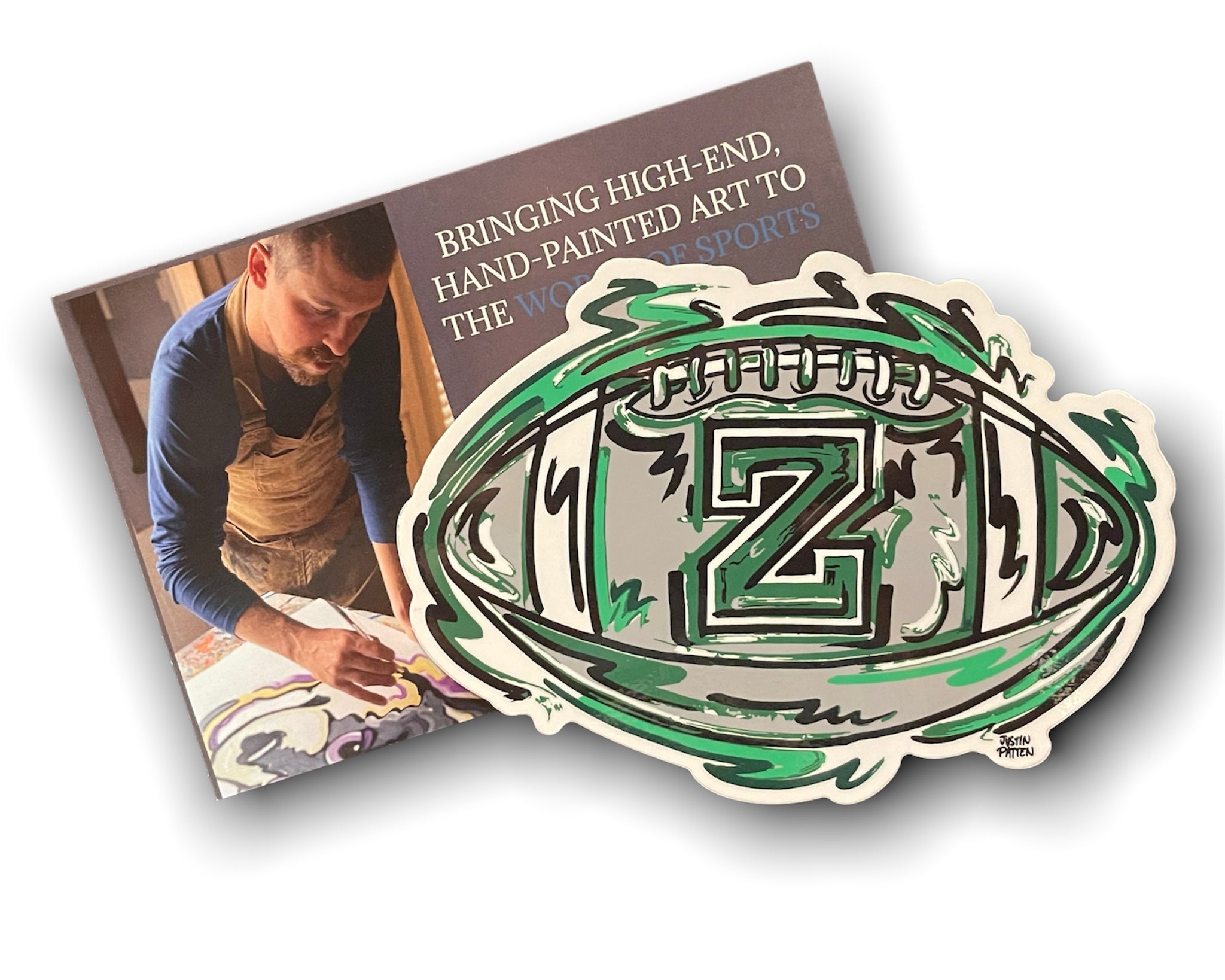 Zionsville Indiana Football Magnet by Justin Patten