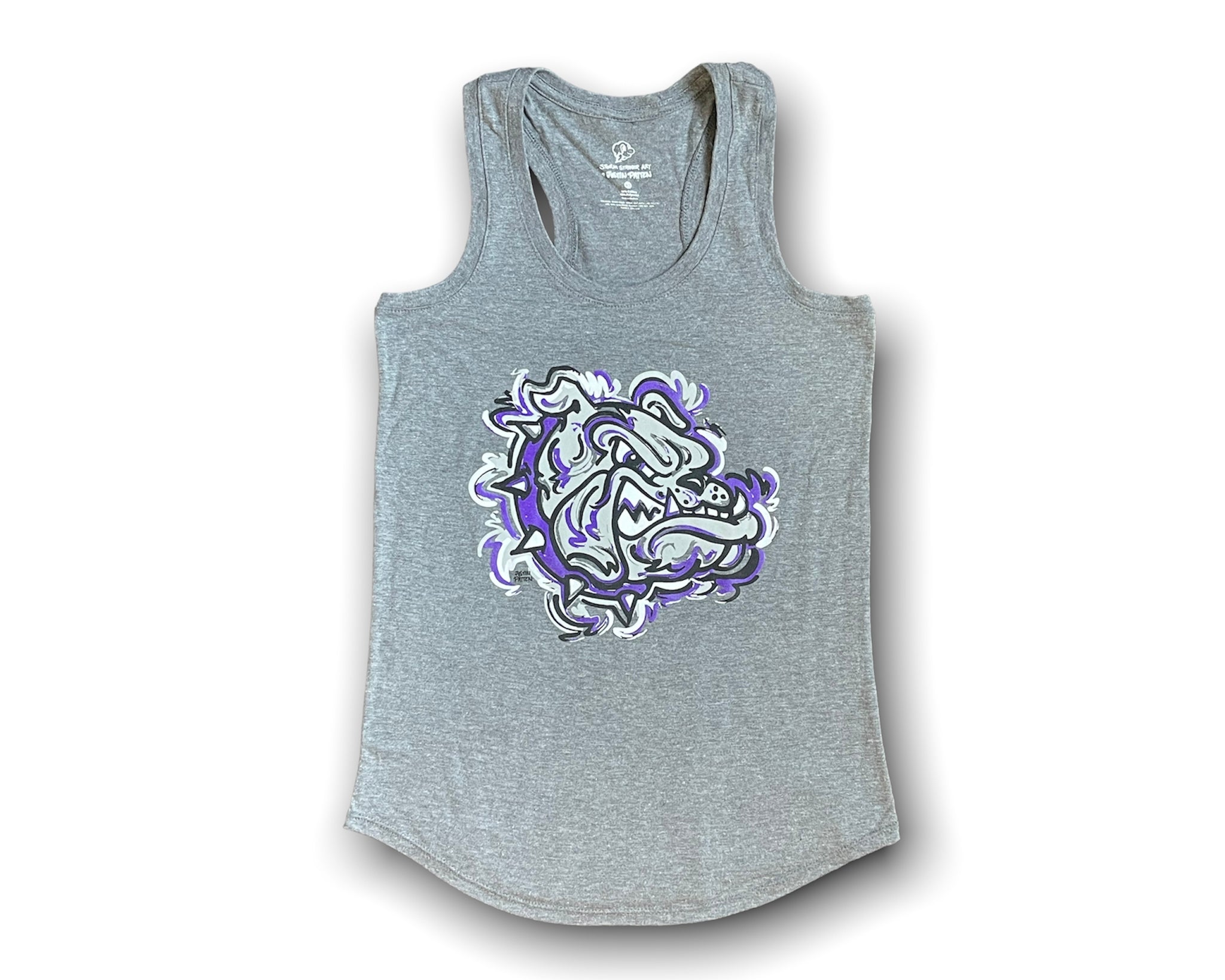 Brownsburg Indiana Bulldog Women's Tank by Justin Patten (3 Colors)