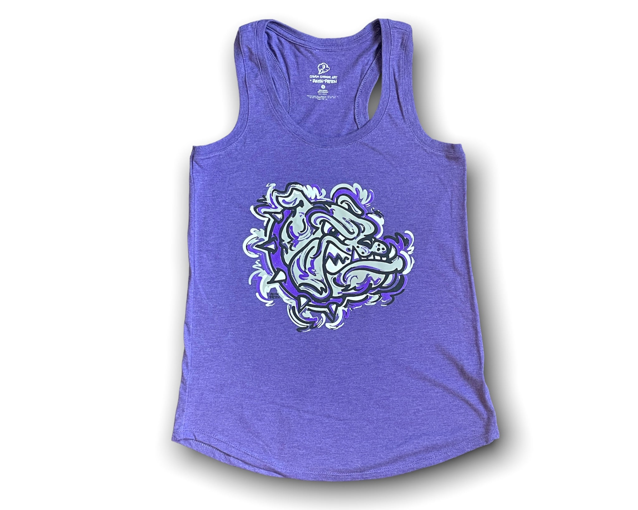 Brownsburg Indiana Bulldog Women's Tank by Justin Patten (3 Colors)