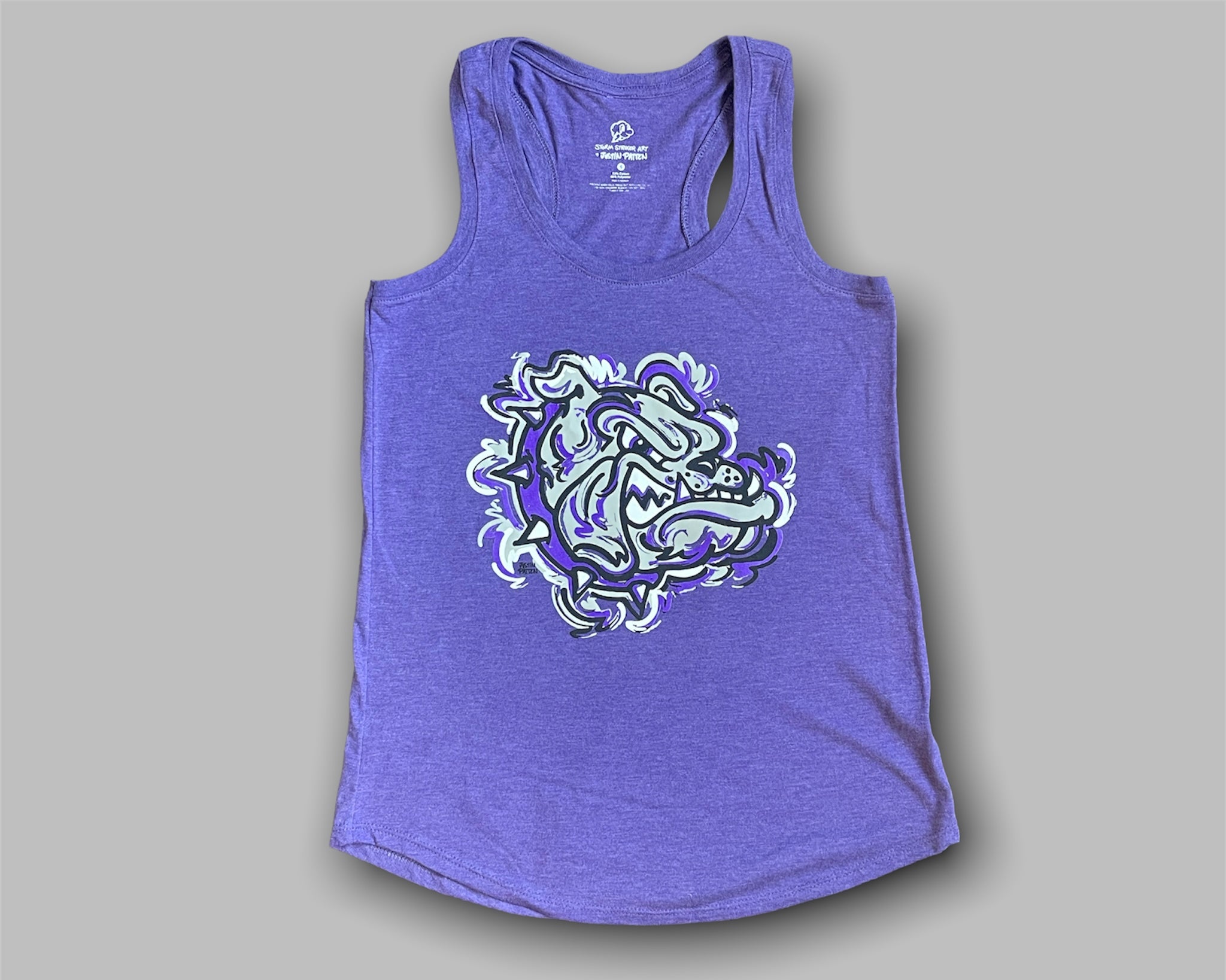 Brownsburg Indiana Bulldog Women's Tank by Justin Patten (3 Colors)