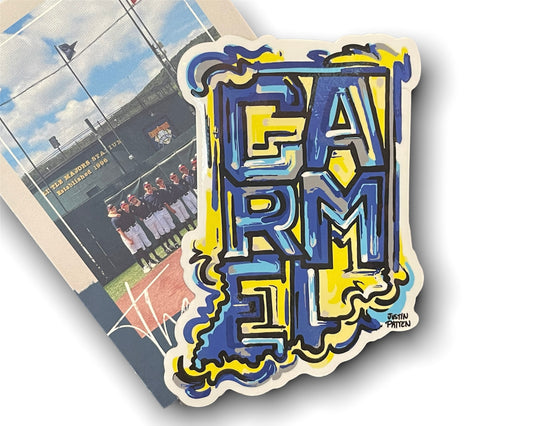 Carmel Indiana Magnet by Justin Patten