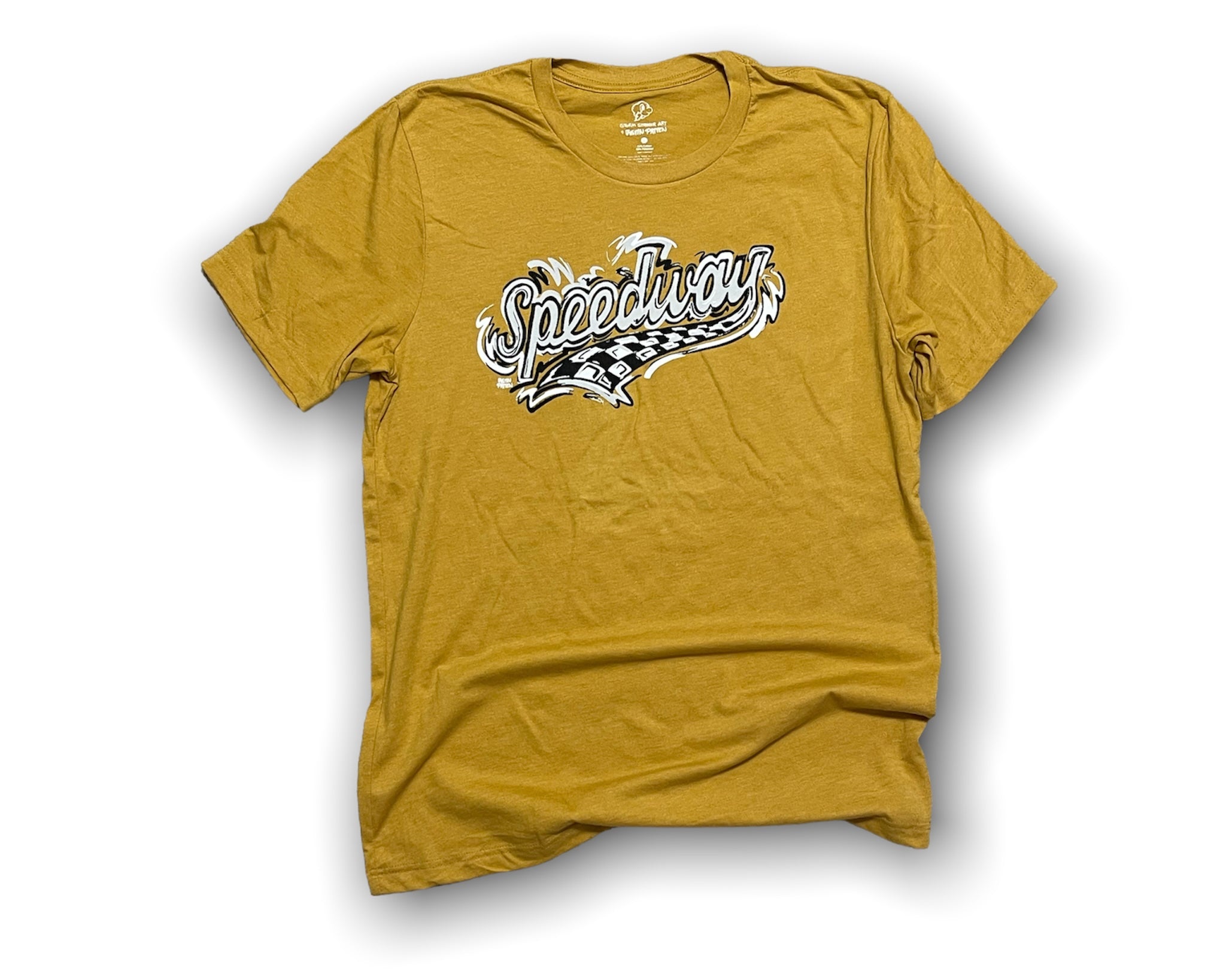 Speedway Unisex Tee by Justin Patten (2 Colors)