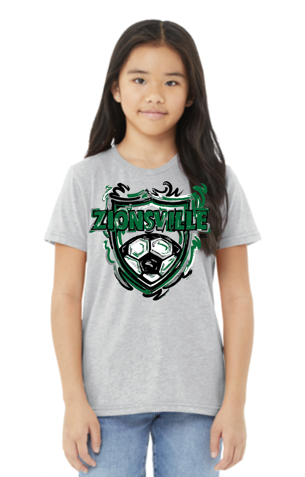 Zionsville Soccer Youth Tee by Justin Patten (2 Colors)