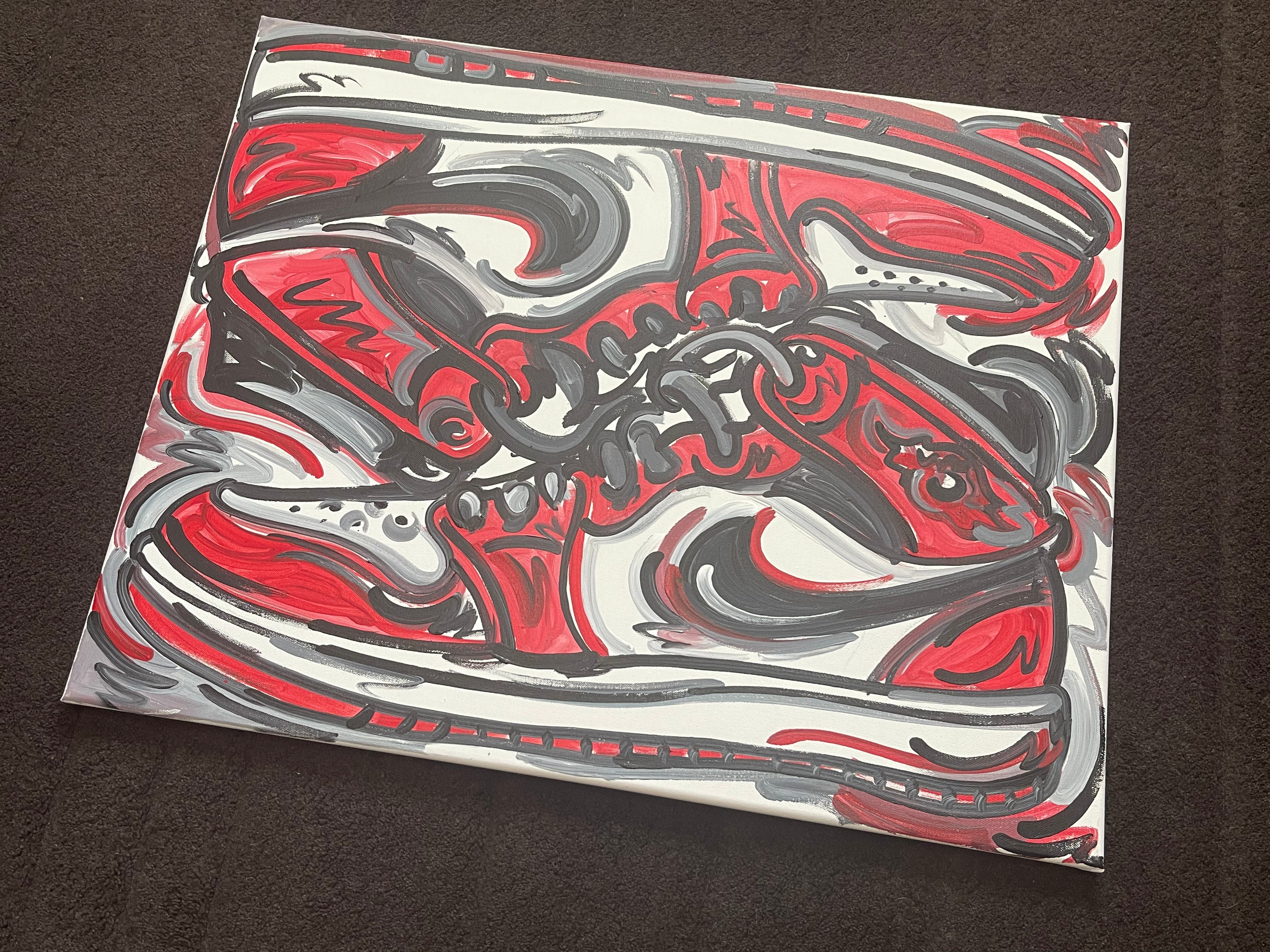 Shoe Painting by Justin Patten 30x24