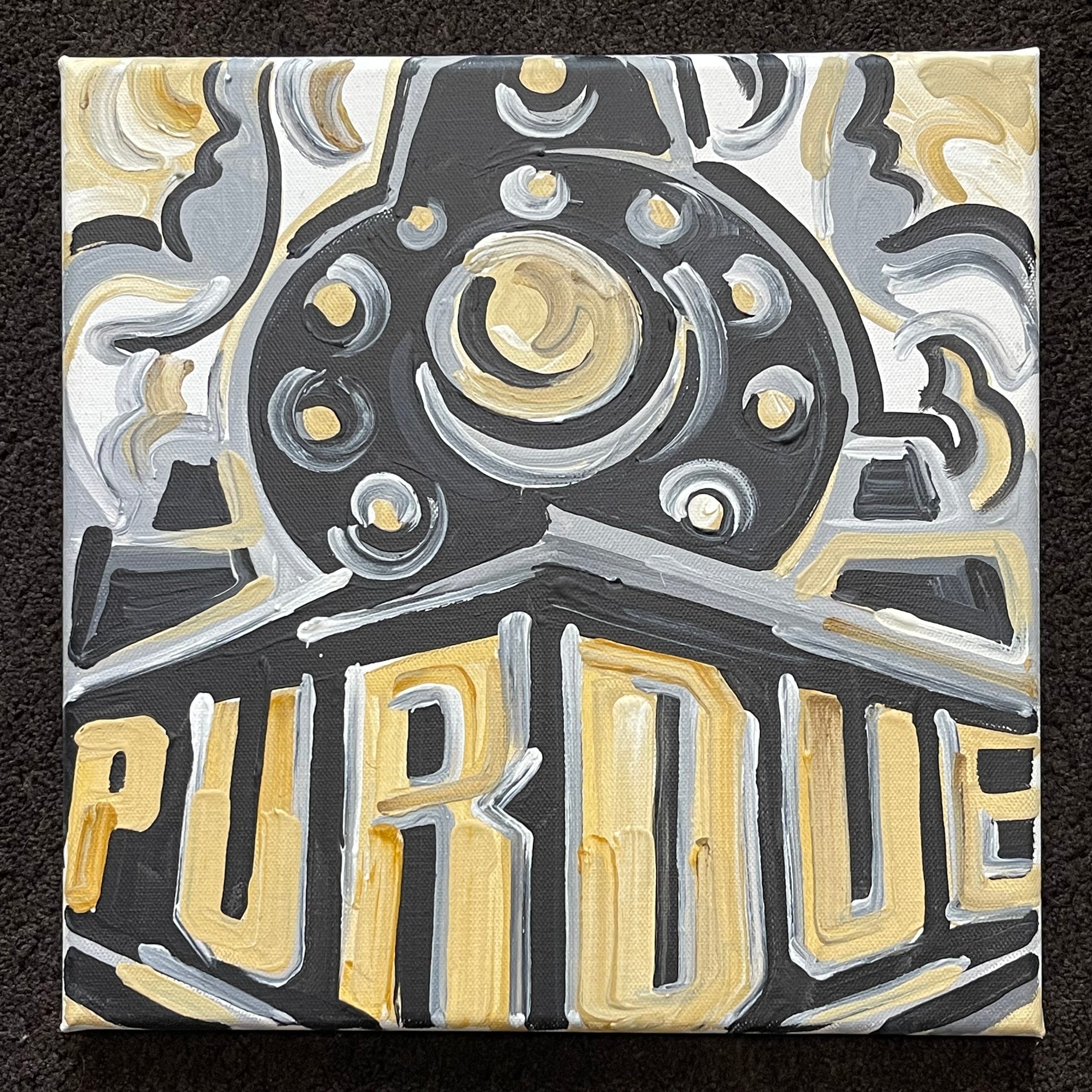 Purdue University Painting by Justin Patten 12x12 (Custom Painting)