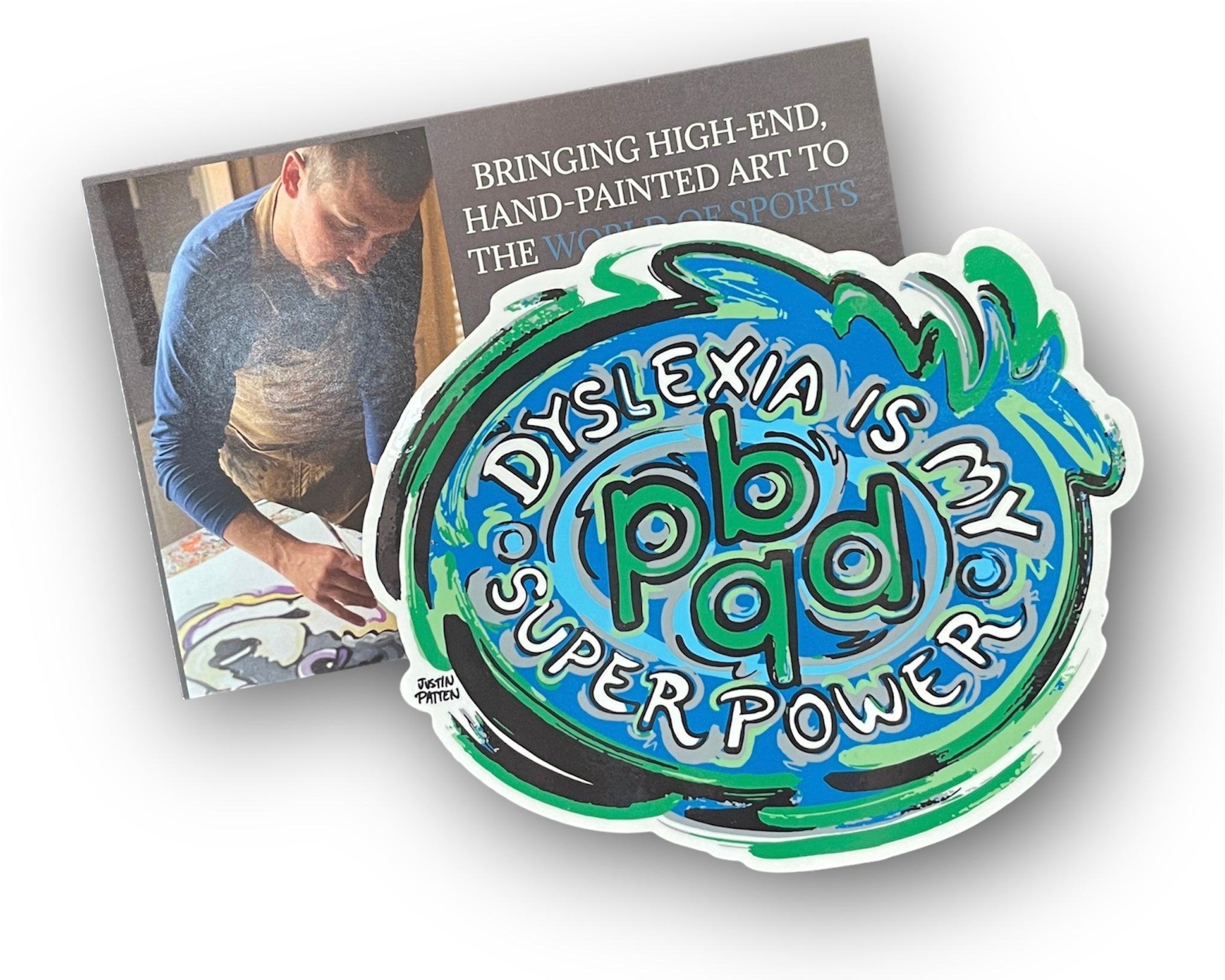 Dyslexia is My Superpower Magnet by Justin Patten