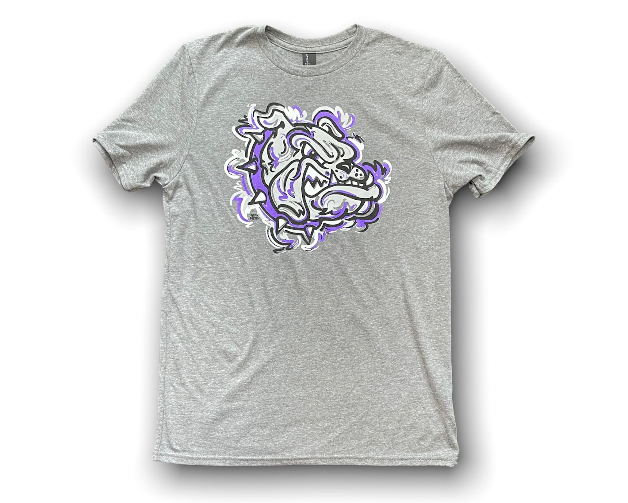 Brownsburg Indiana Bulldog Youth Tee by Justin Patten