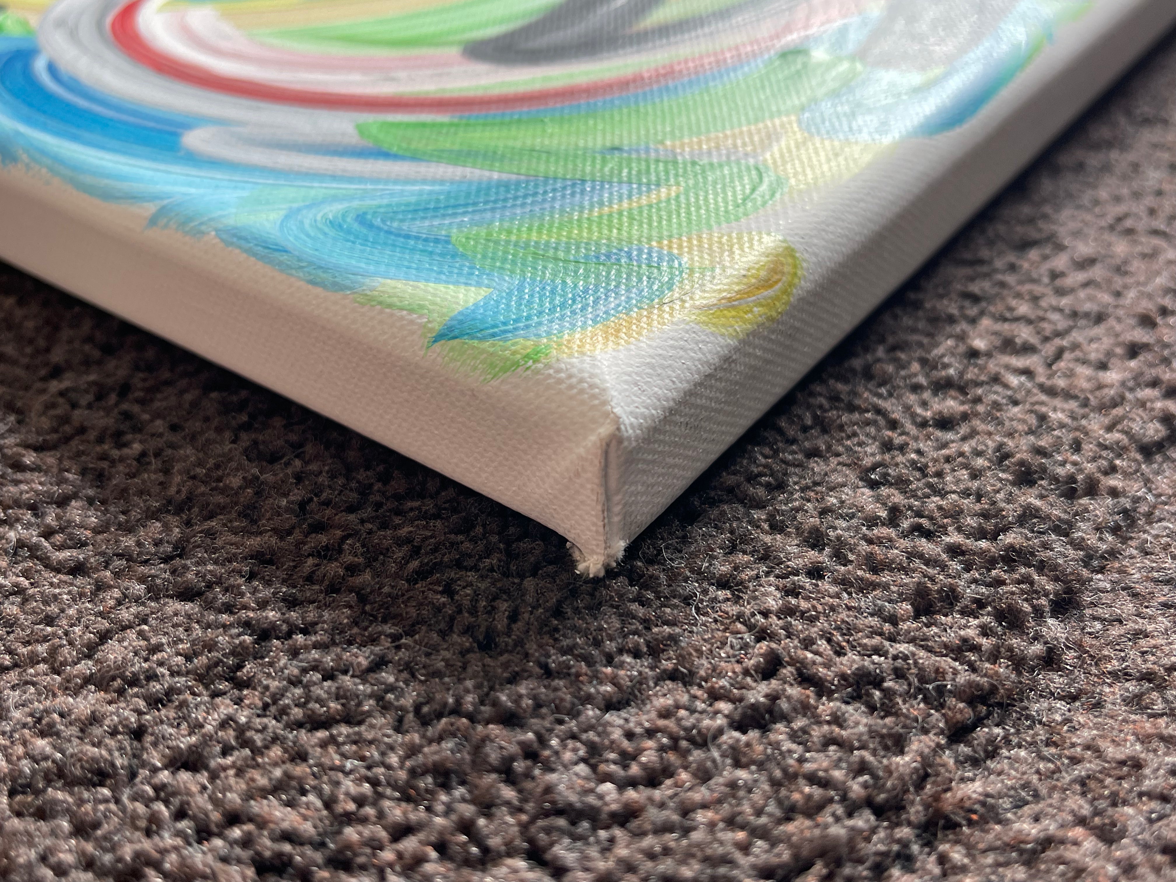 Wing and Wheel Angle Painting (36" x 24") by Justin Patten (Custom Painting)