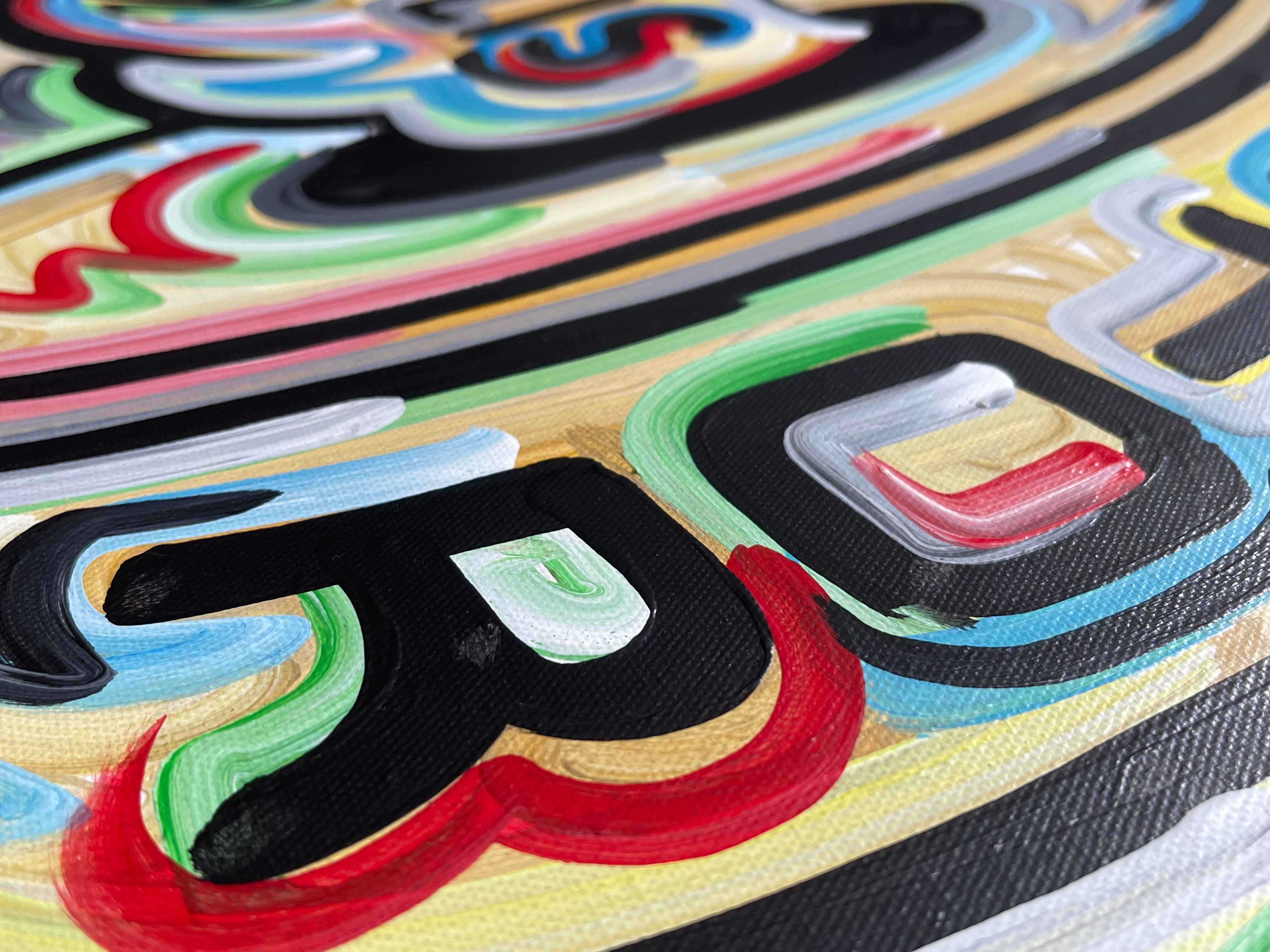 Wing and Wheel Angle Painting (36" x 24") by Justin Patten (Custom Painting)