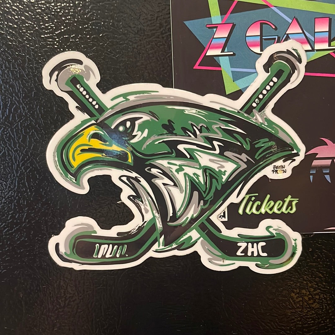 Zionsville Hockey Club Magnet by Justin Patten