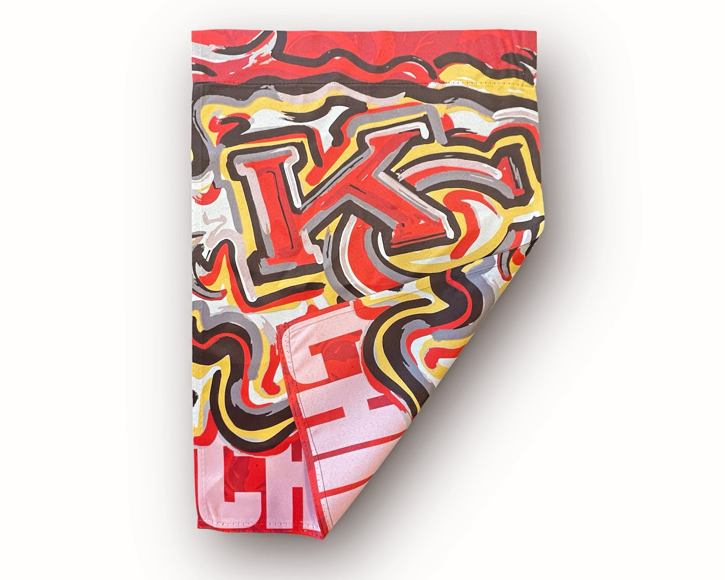 Kansas City Chiefs Garden Flag 12" x 18" by Justin Patten