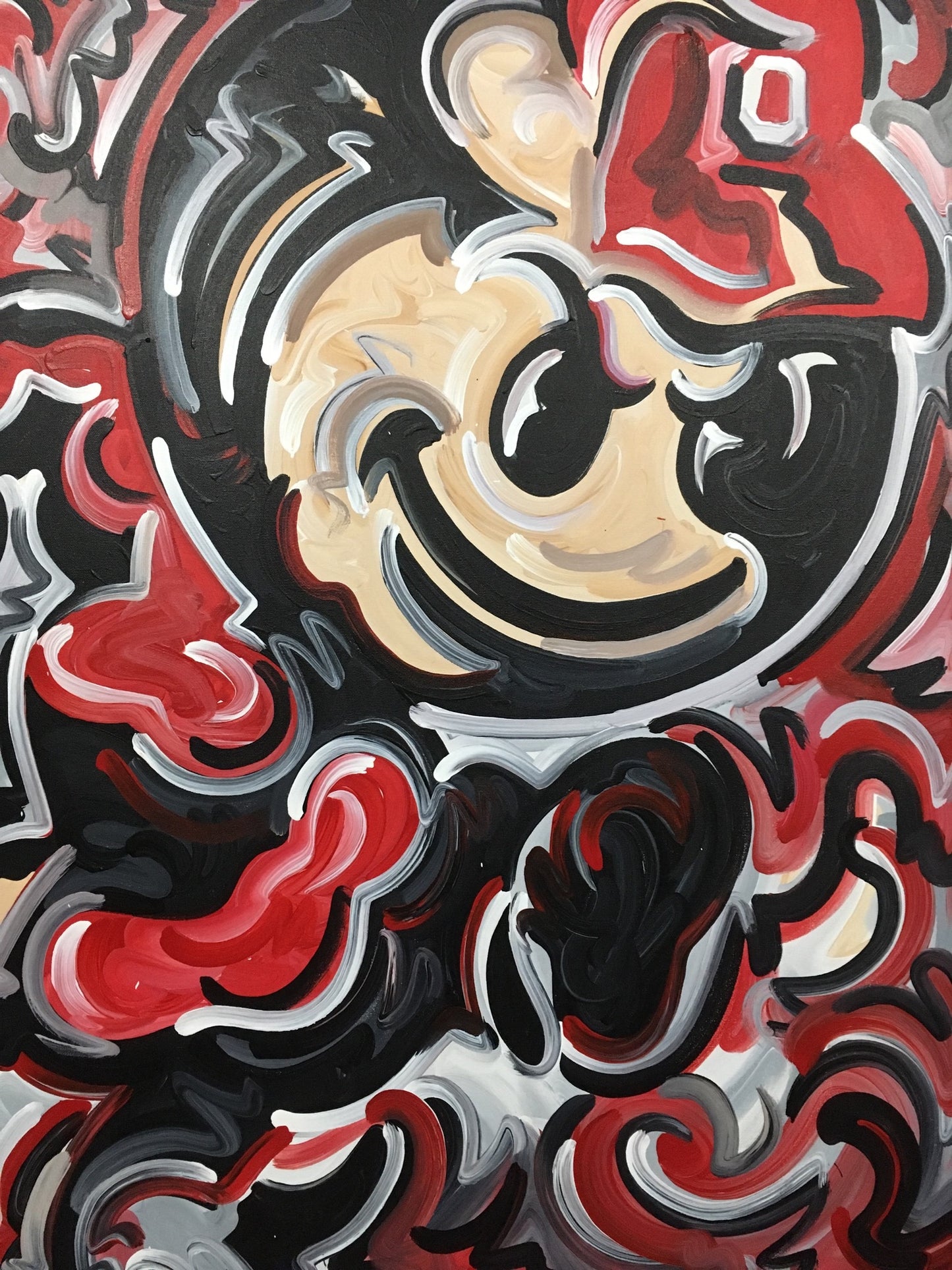 The Ohio State University Brutus Painting by Justin Patten