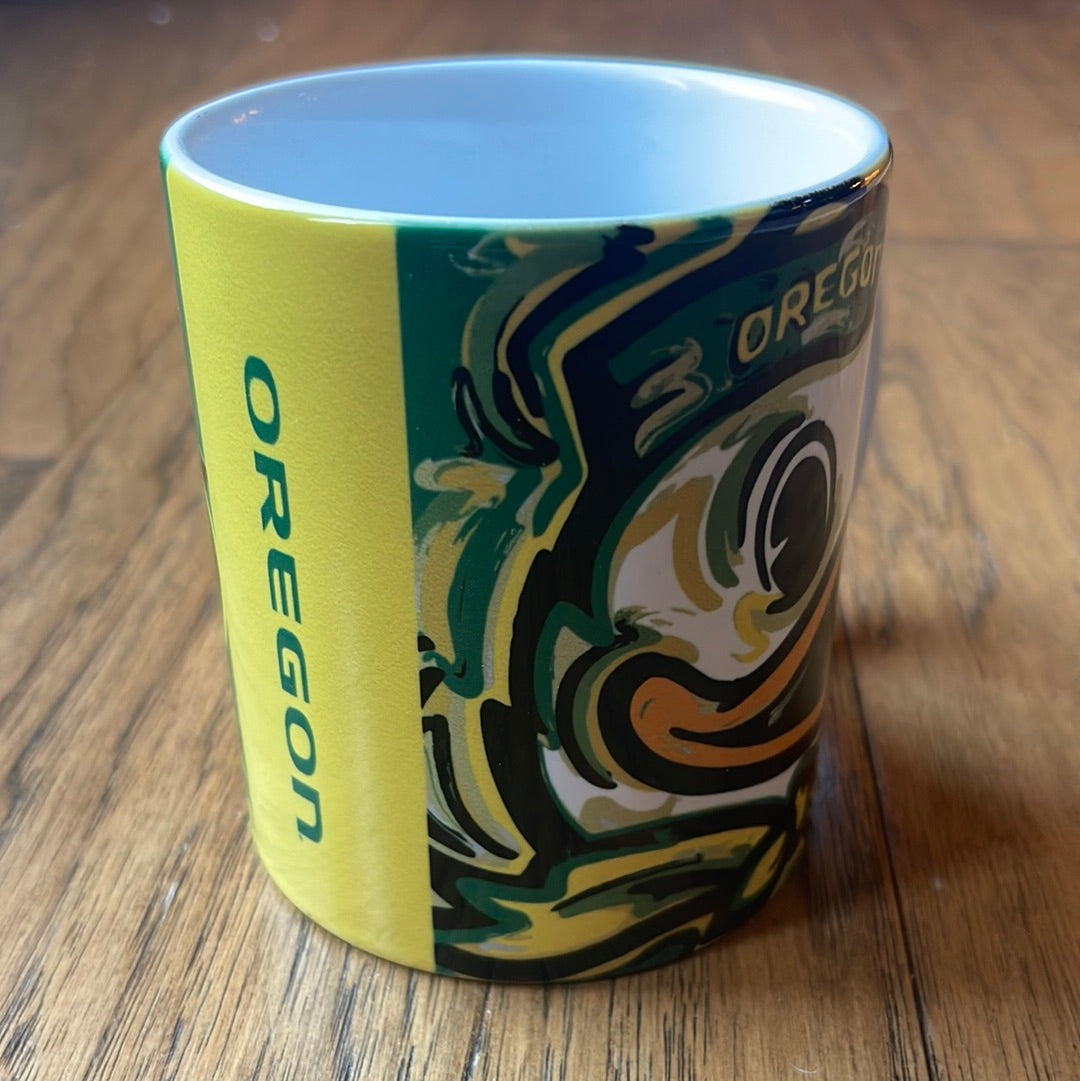 University of Oregon Ceramic Mug by Justin Patten