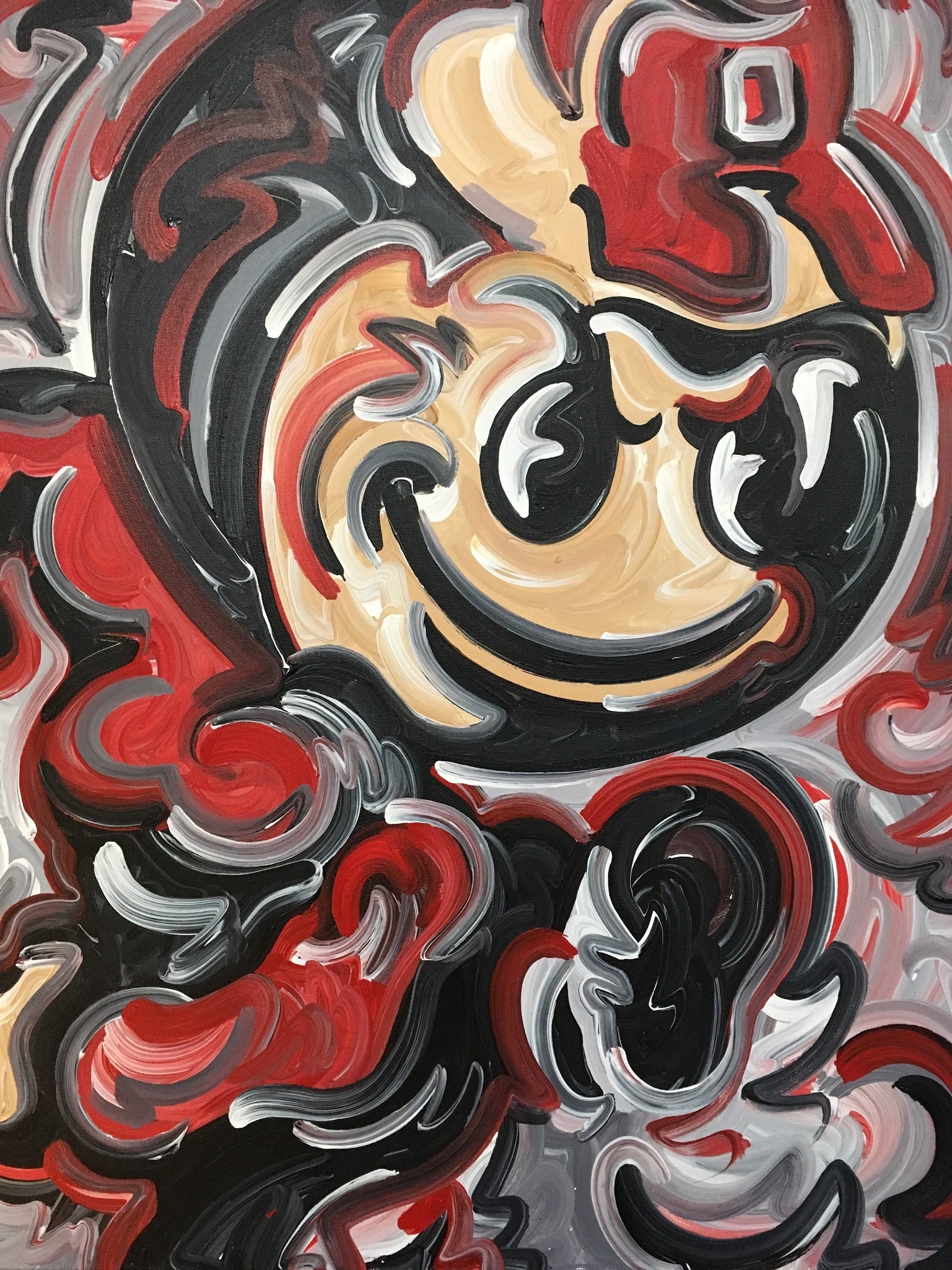 The Ohio State University Brutus Painting by Justin Patten