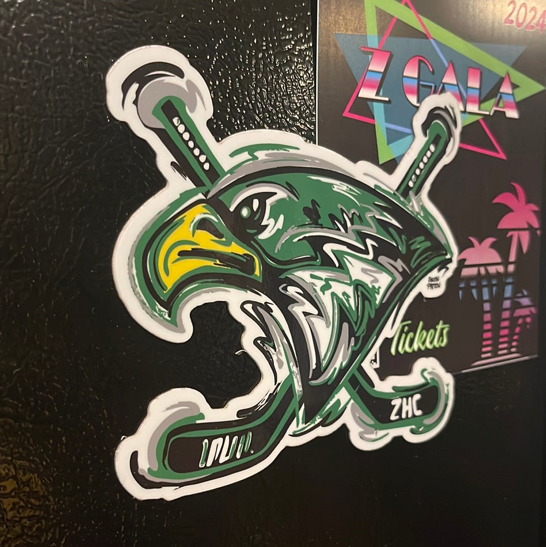 Zionsville Hockey Club Magnet by Justin Patten