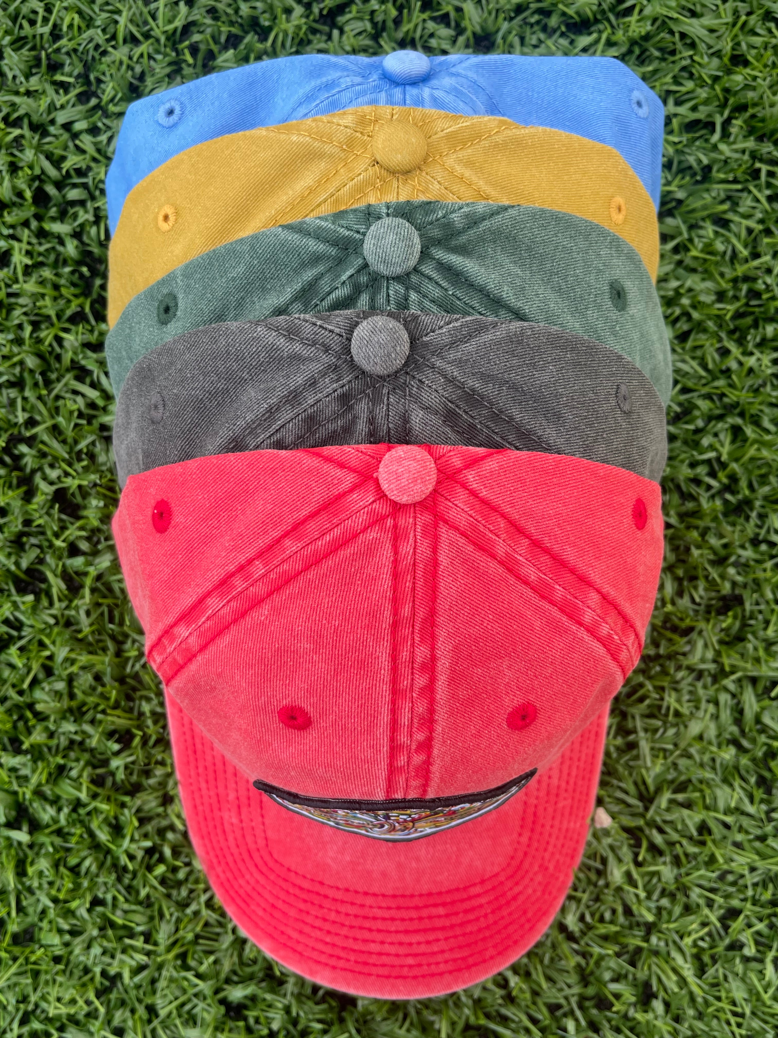 Indianapolis Motor Speedway Wing and Wheel Beach Wash Hat by Justin Patten (5 Colors)