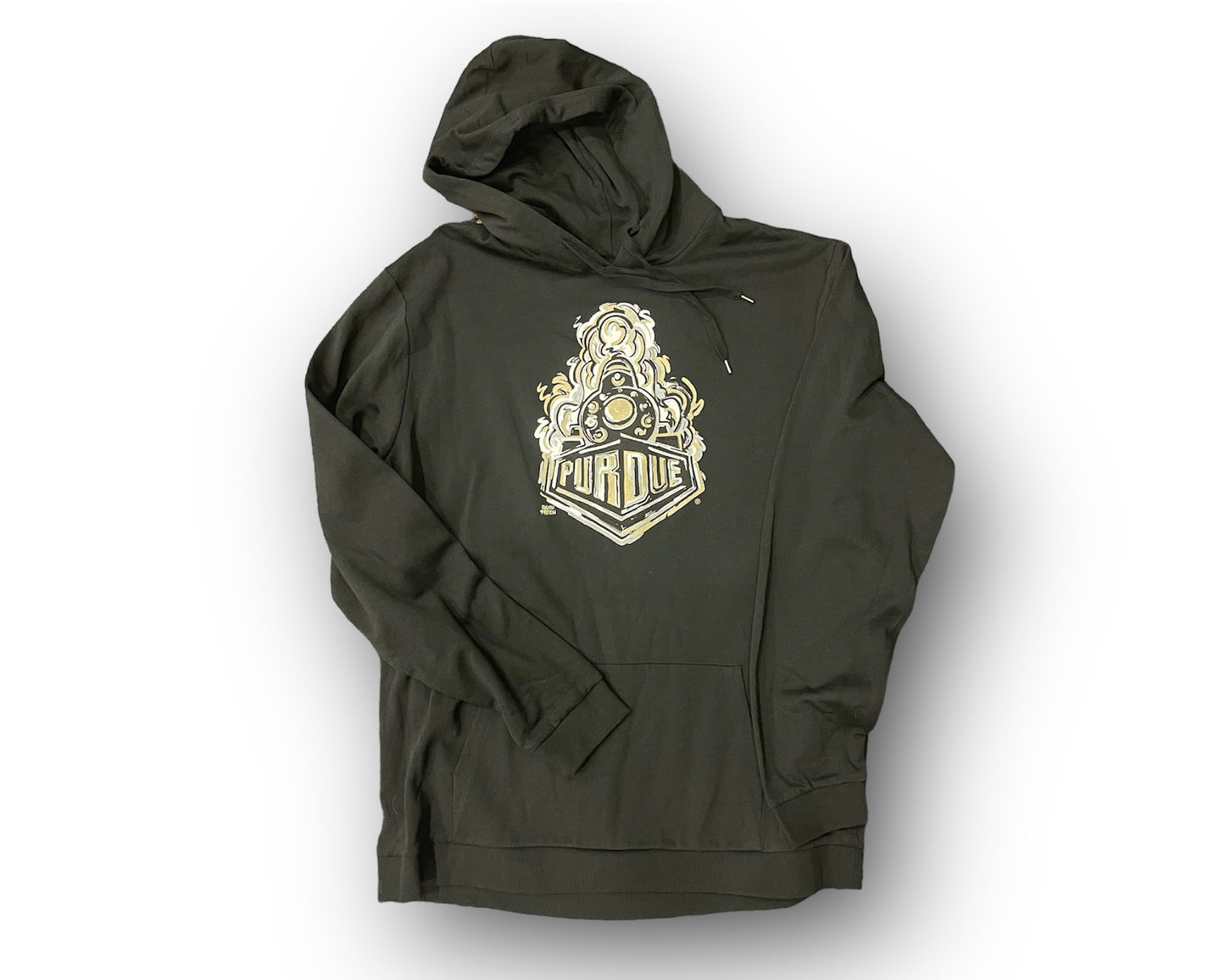 Purdue Boilermaker Special Unisex Fleece Hoodie by Justin Patten (2 Colors)