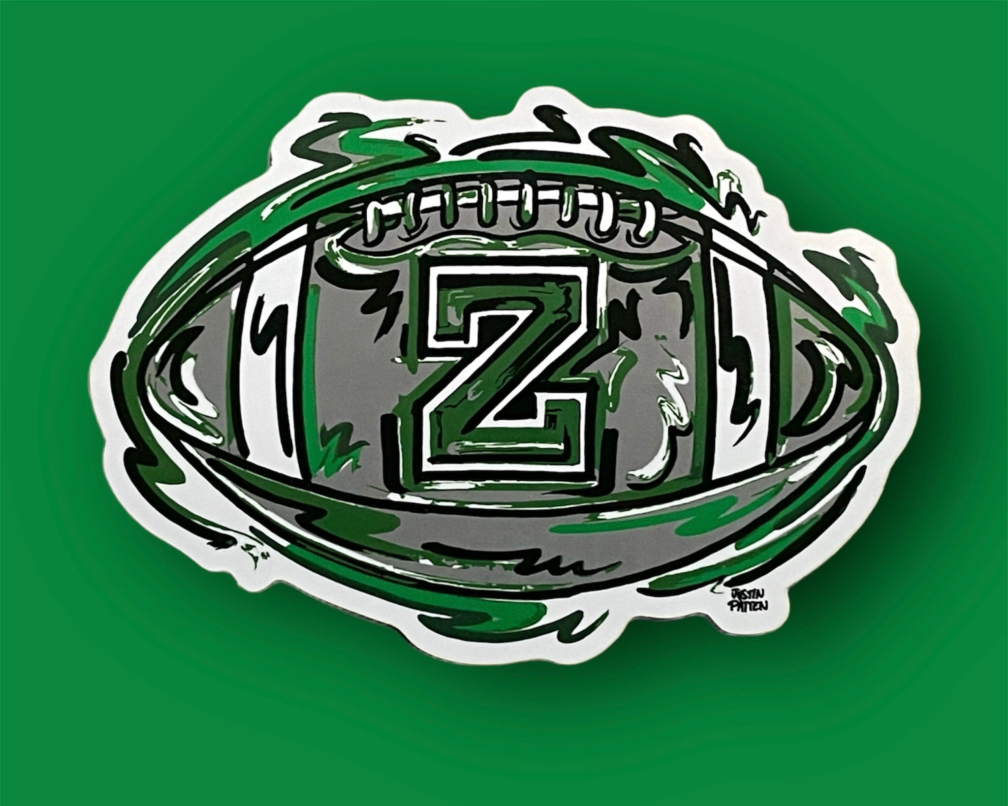 Zionsville Indiana Football Sticker by Justin Patten