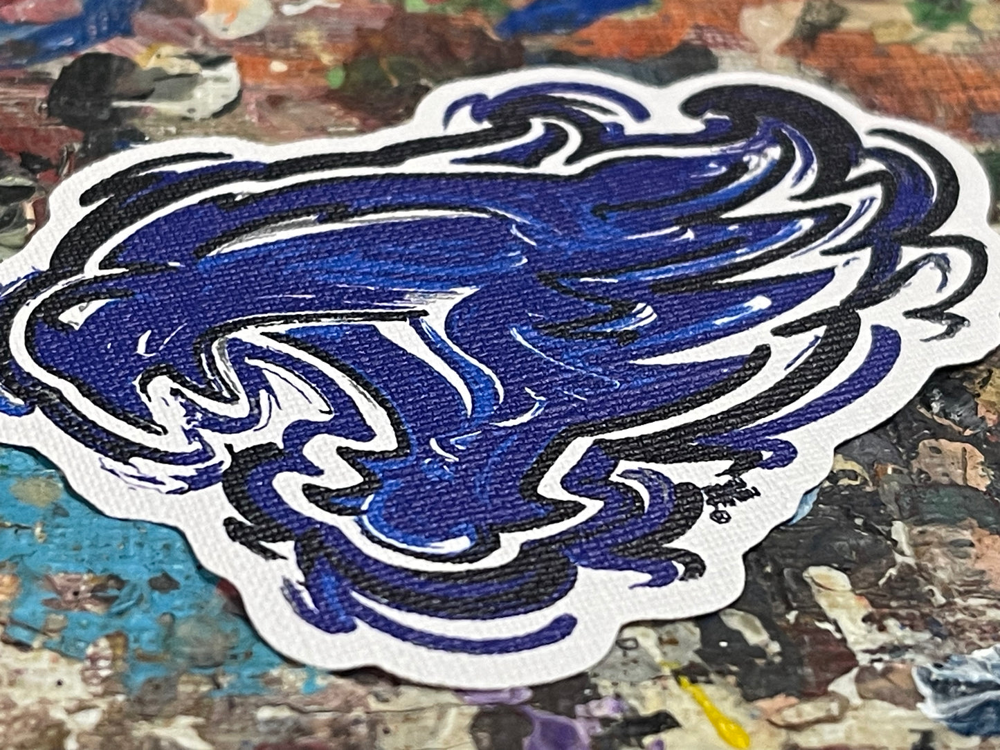 University of Kentucky Durable Sticker by Justin Patten