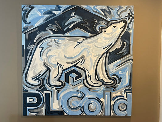 Custom Painting of Your Logo by Justin Patten (Multiple Sizes, Original Painting, Your Logo)