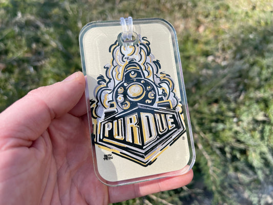 Purdue University Boilermaker Special Bag Tag  by Justin Patten