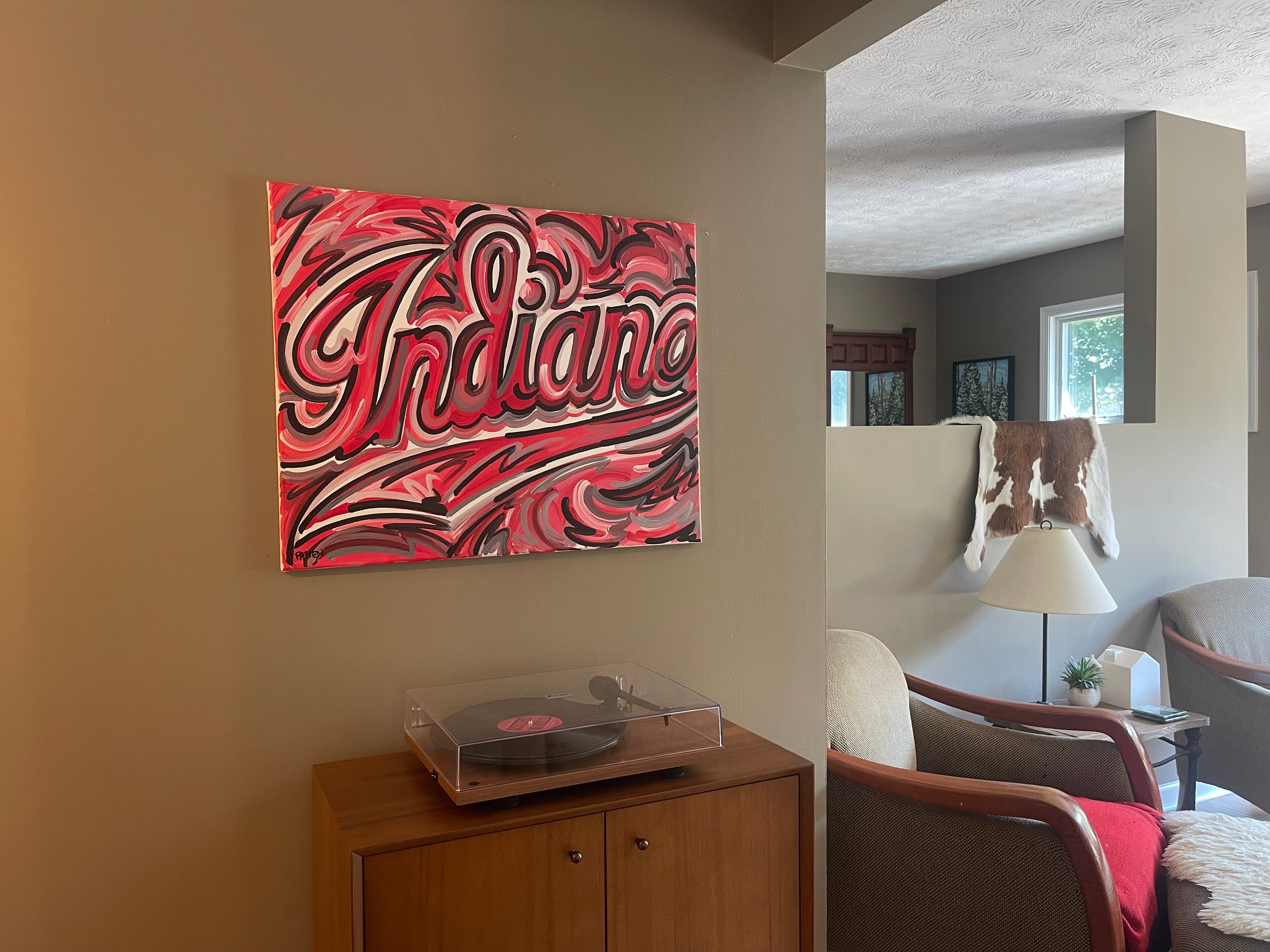 Indiana University Painting by Justin Patten 24x30 (Finished Painting)