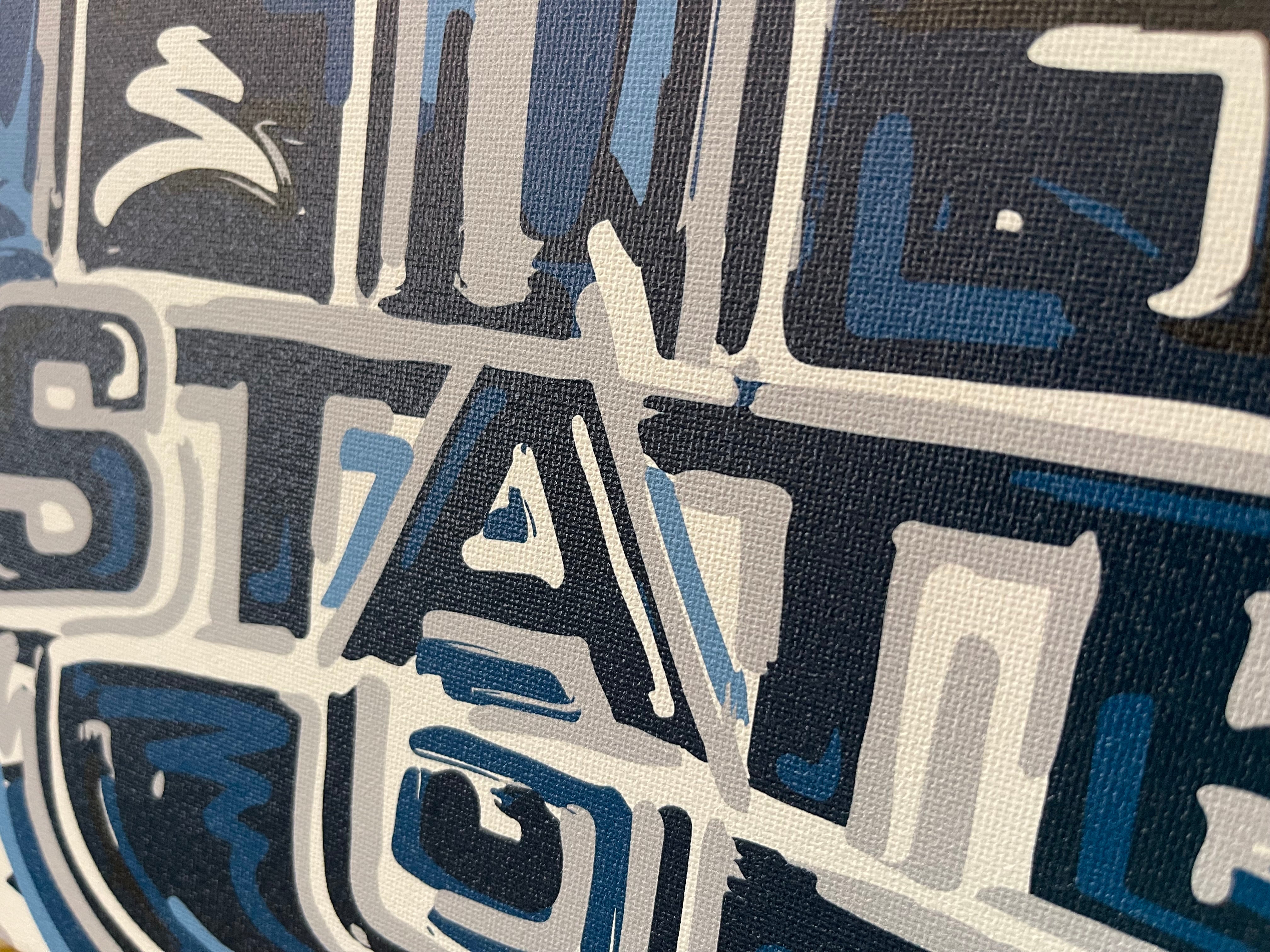 Utah State University 10" x 8" U Wrapped Canvas Print by Justin Patten (Aggies, Big Blue, Logan, Show Me, Old Main)