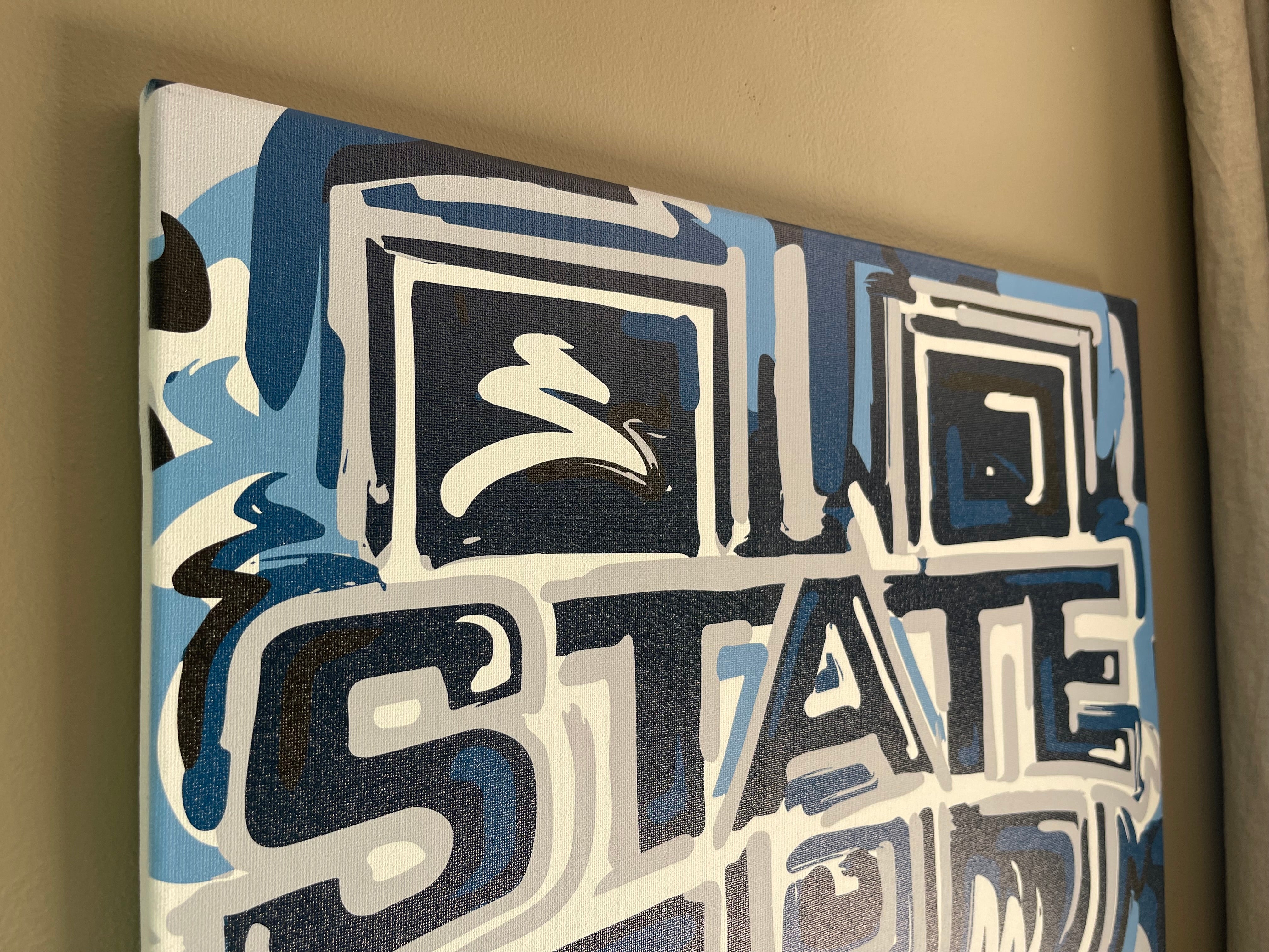 Utah State University 20" x 16" U Wrapped Canvas Print by Justin Patten (Aggies, Big Blue, Logan, Show Me, Old Main)