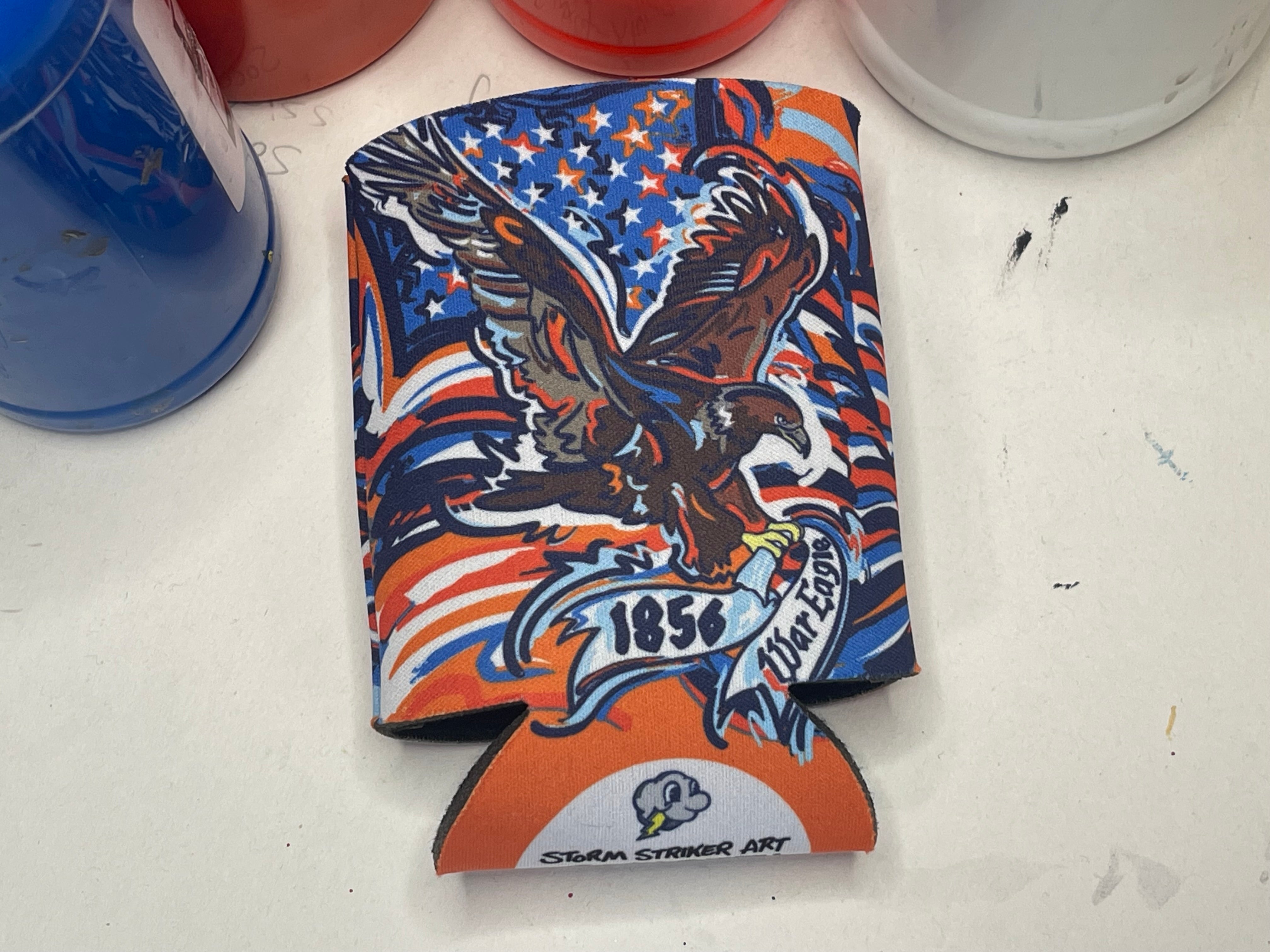 Auburn University Patriotic Eagle Drink Sleeve by Justin Patten (x2)