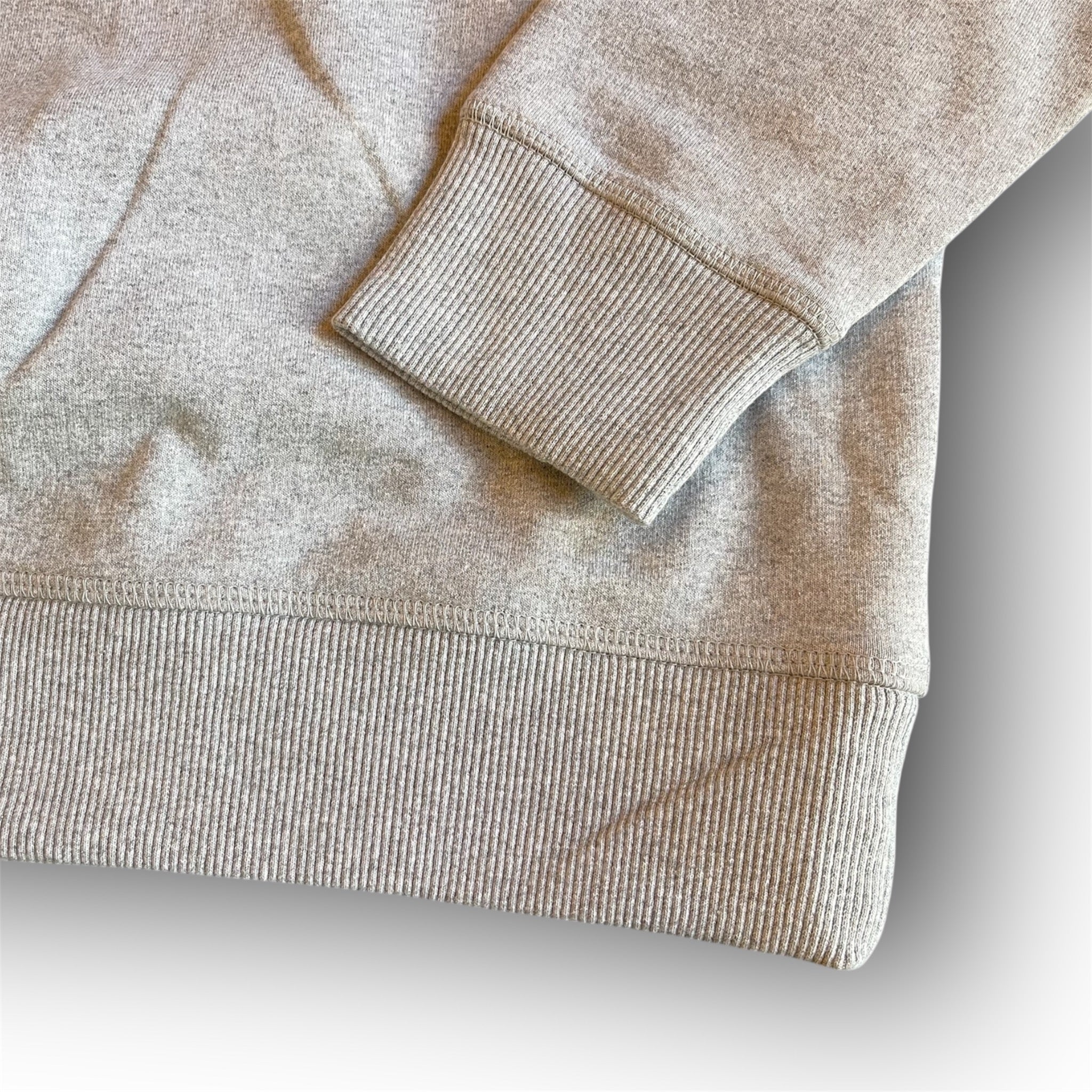 Santa Fleece Crew by Justin Patten (Light Grey Heather)