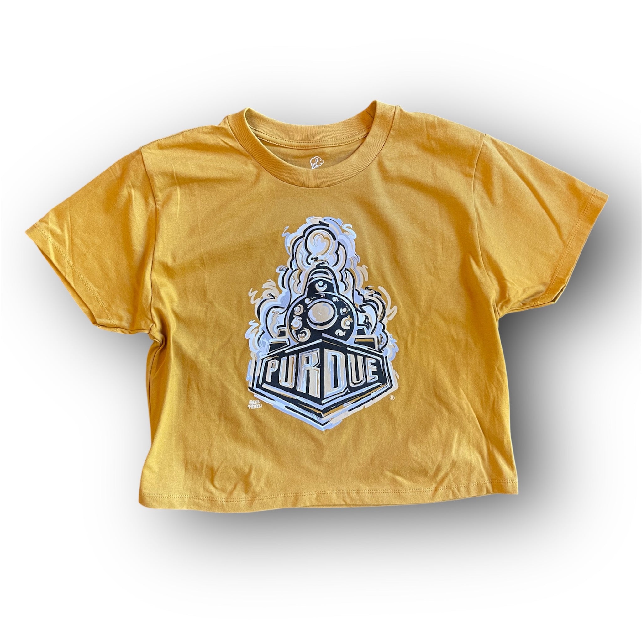 Purdue Boilermaker Cropped Women's Tee by Justin Patten