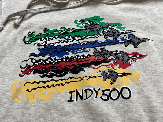 Indianapolis Motor Speedway Flyover Fleece Hoodie by Justin Patten
