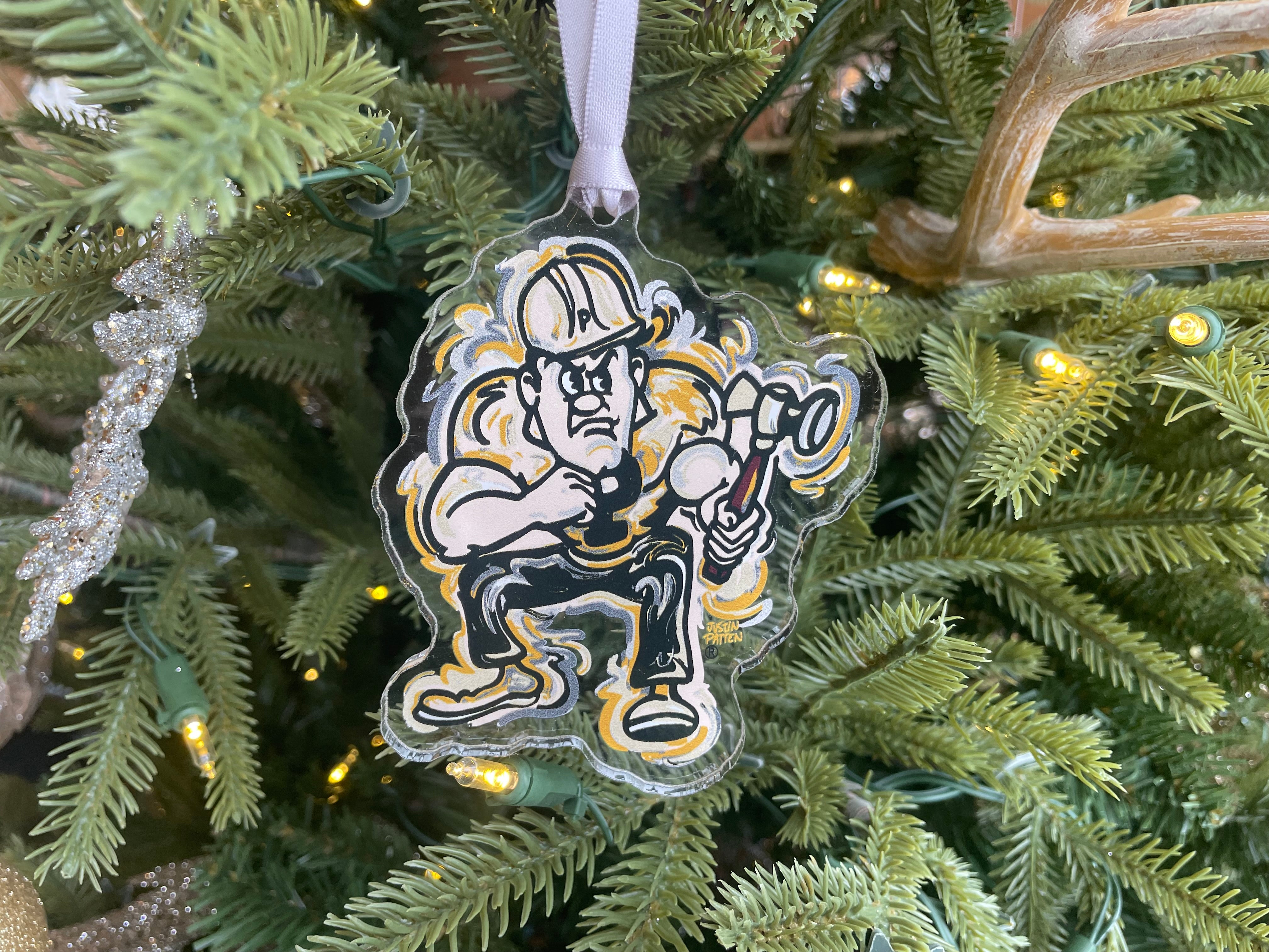 Purdue University Pete Ornament by Justin Patten