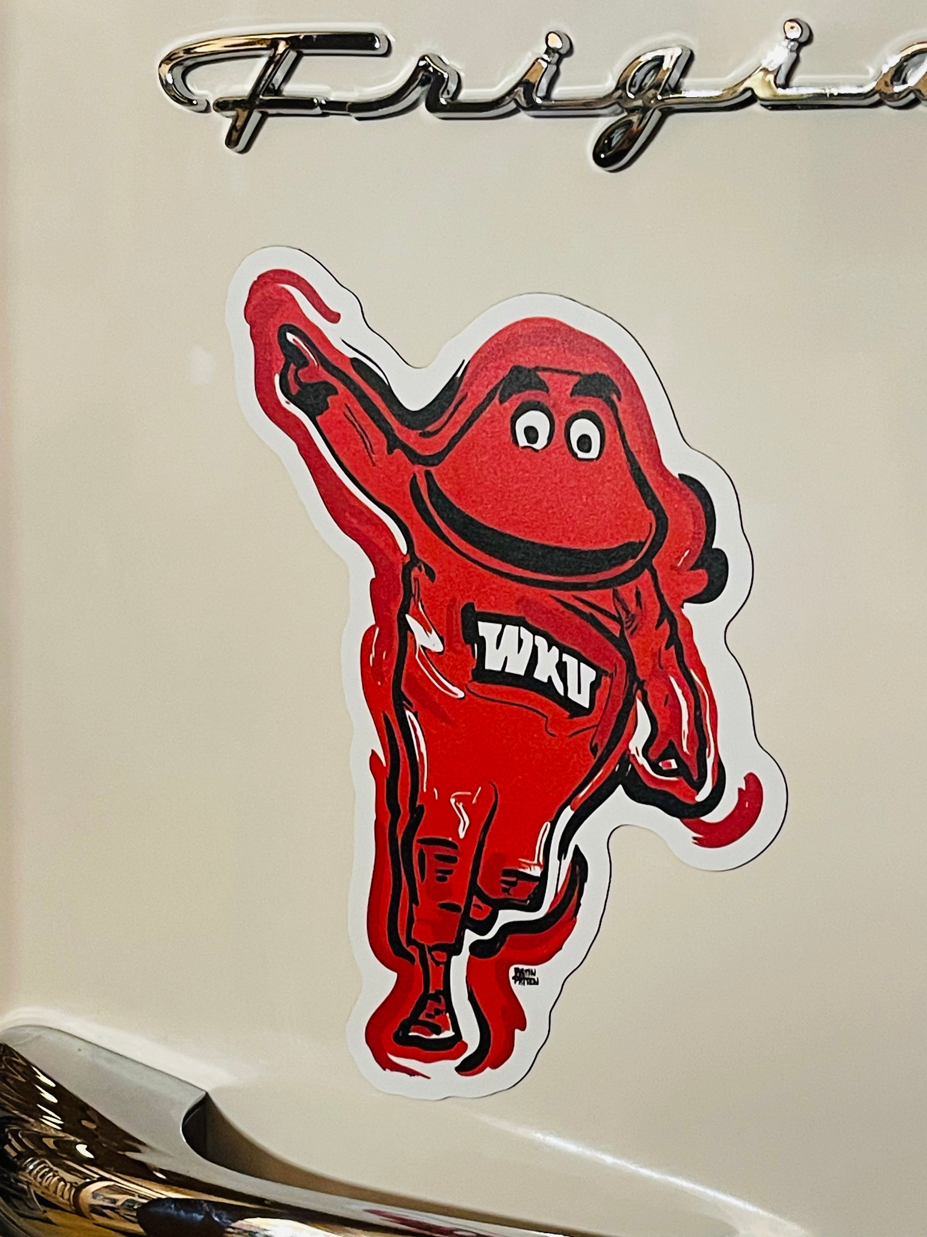 Western Kentucky University Big Red Mascot Magnet by Justin Patten (WKU)