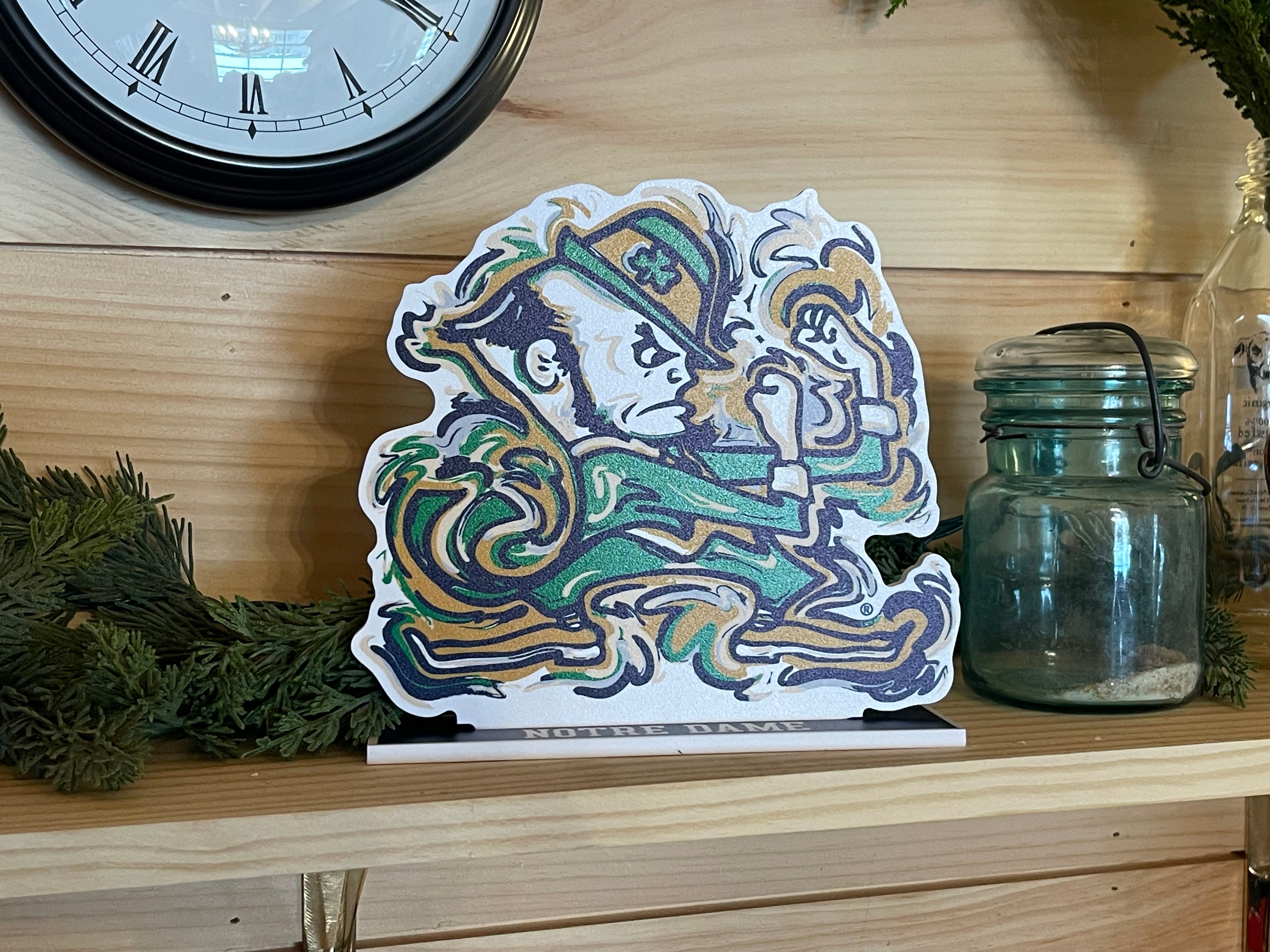 University of Notre Dame Standee by Justin Patten (Officially Licensed Product, ND)