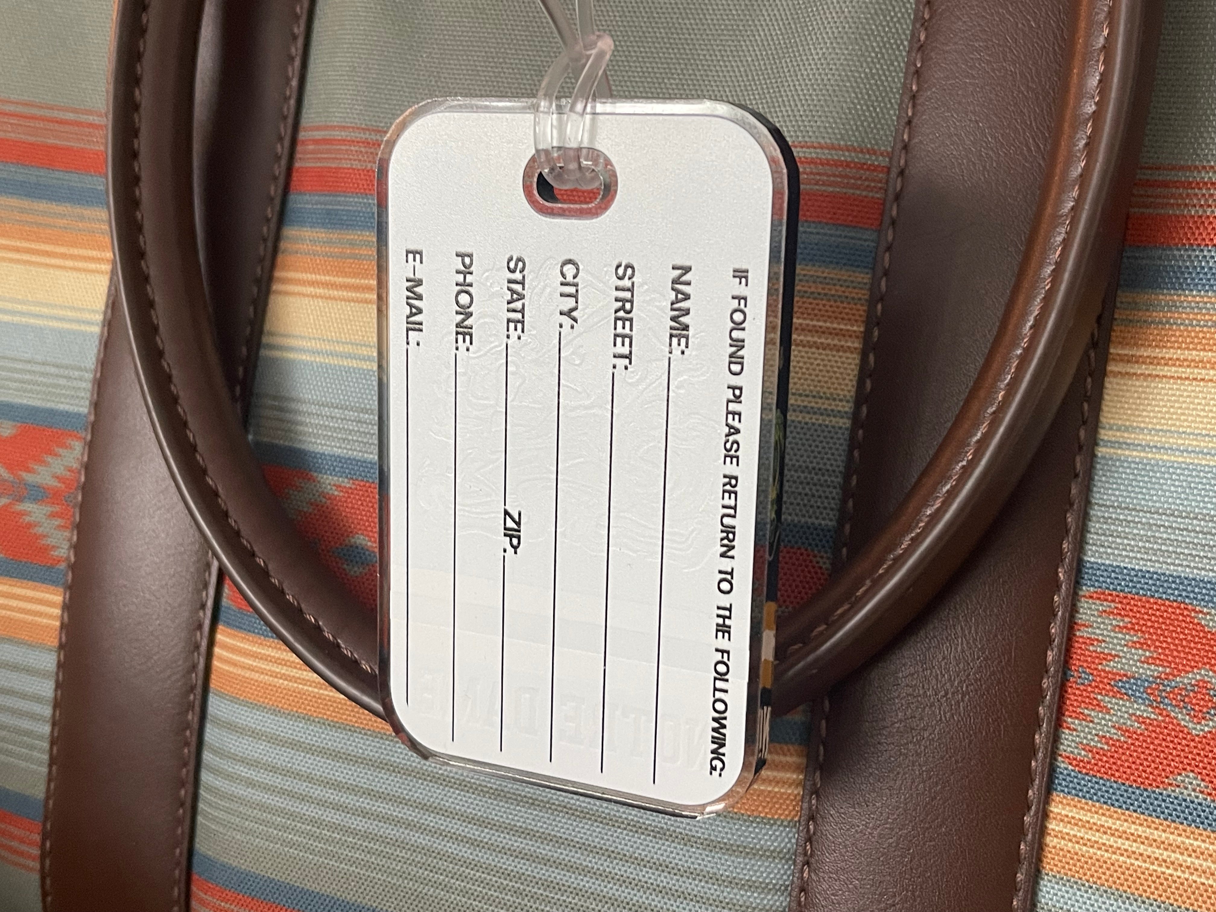 University of Notre Dame Bag Tag  by Justin Patten (Officially Licensed Product, ND)