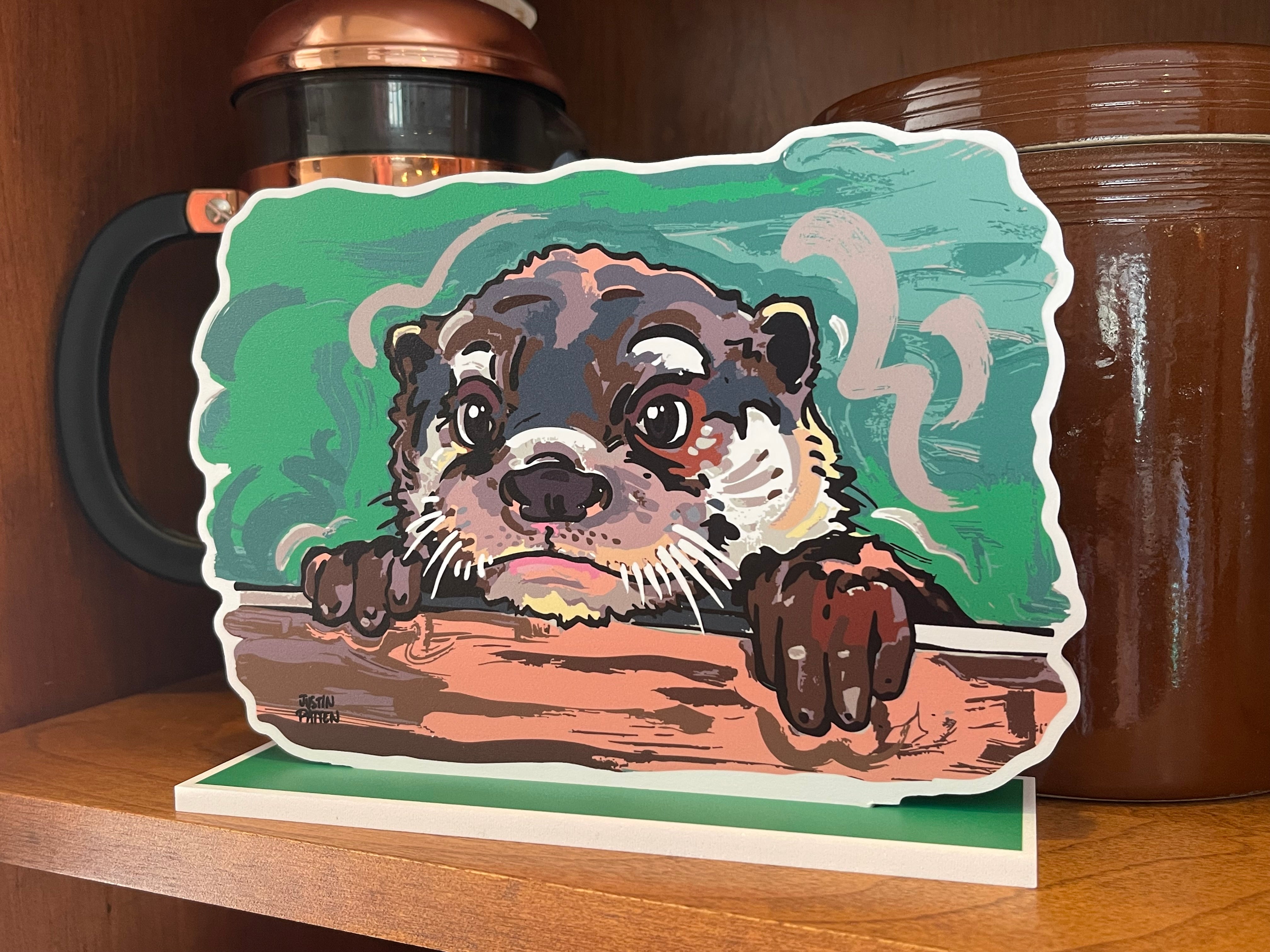 Otter Standee by Justin Patten (Animal Kingdom, Zoo, Animals)